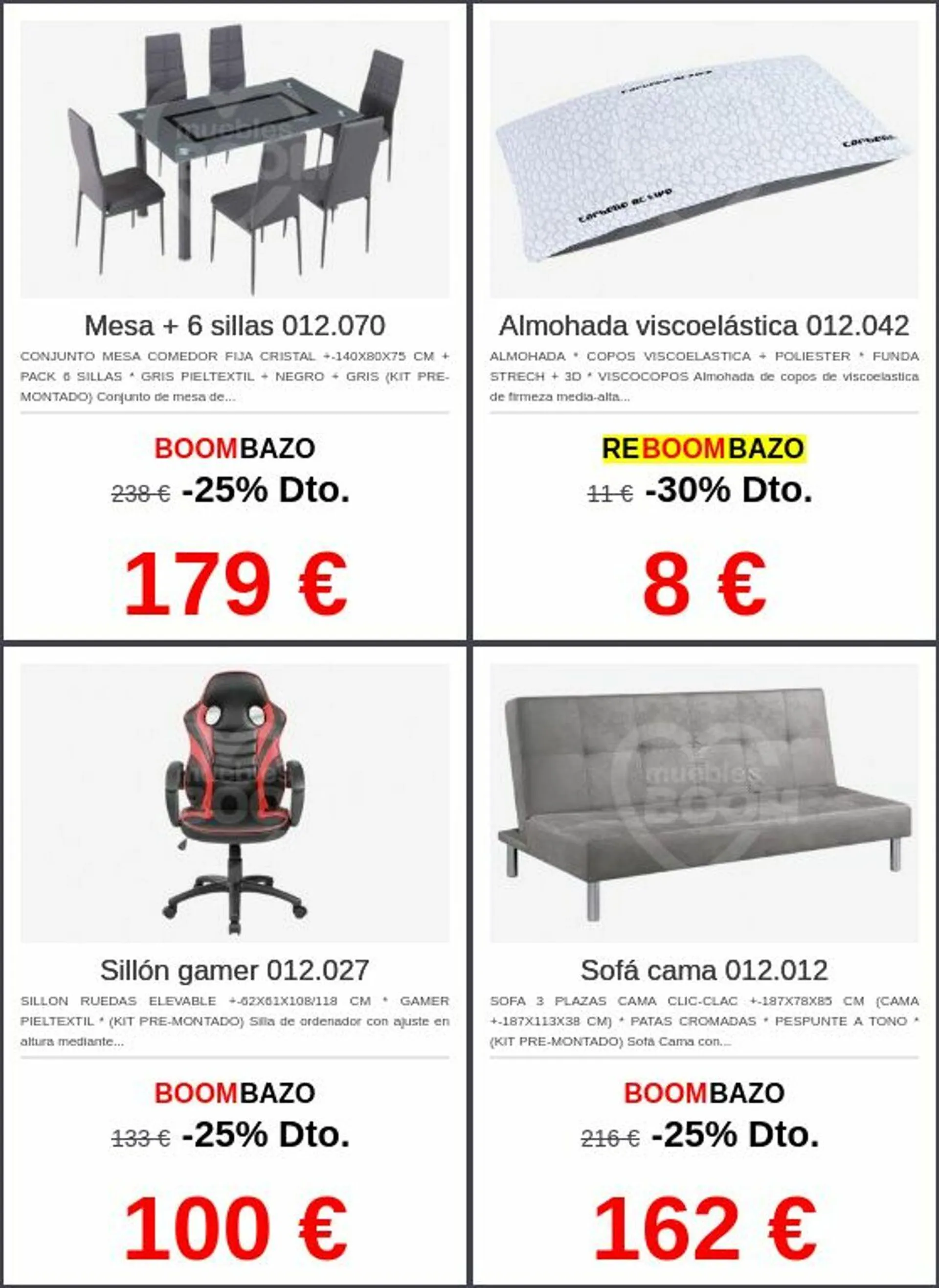 Muebles BOOM Oferta actual - 1