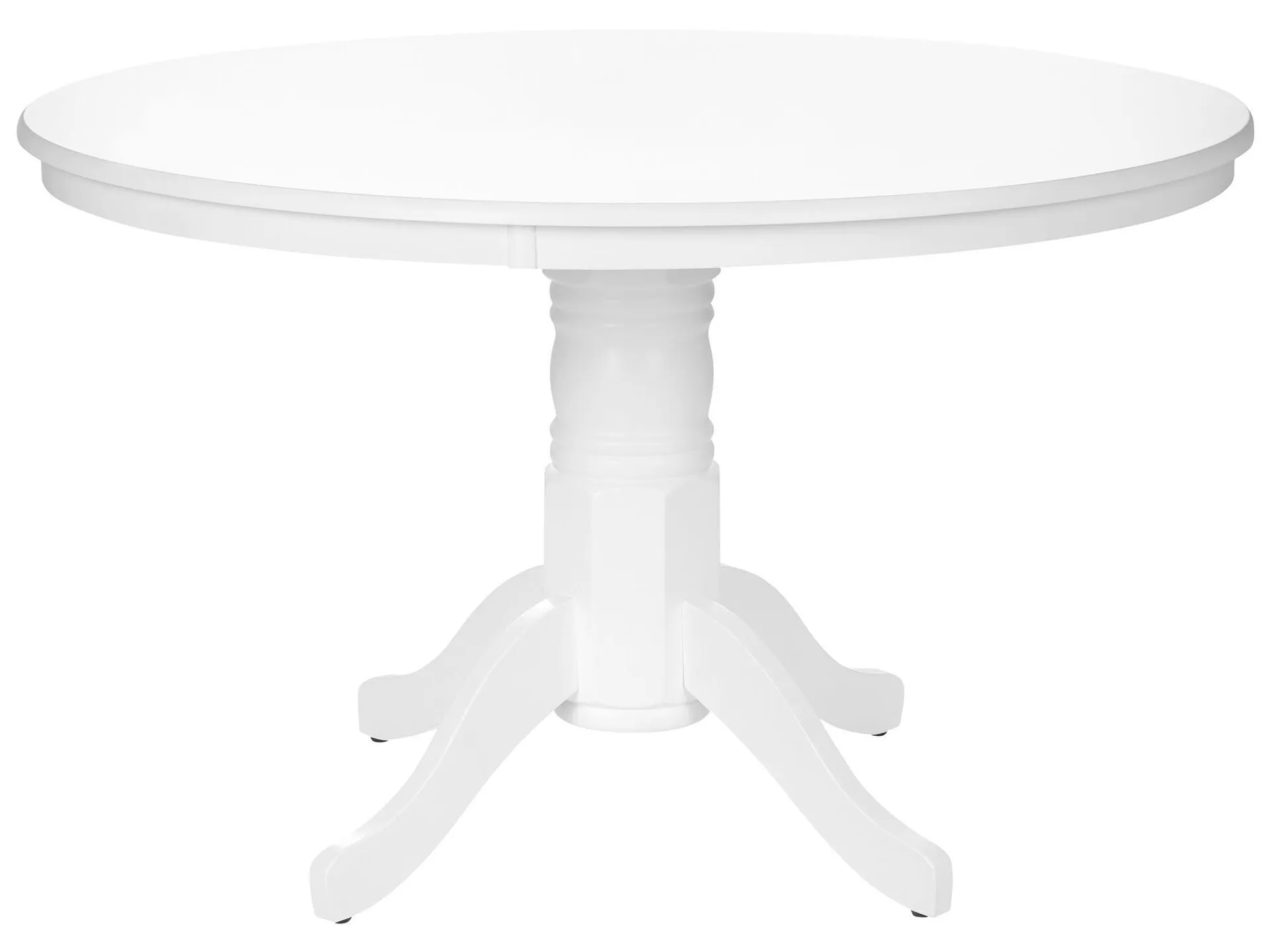 Mesa de comedor blanca ⌀ 120 cm AKRON