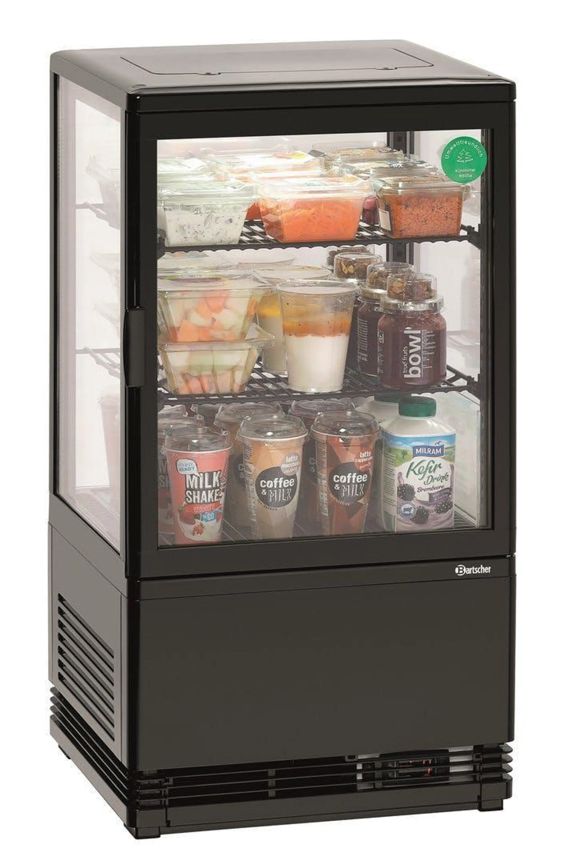 Vitrina refrigerada Bartscher 58L negra 700358G