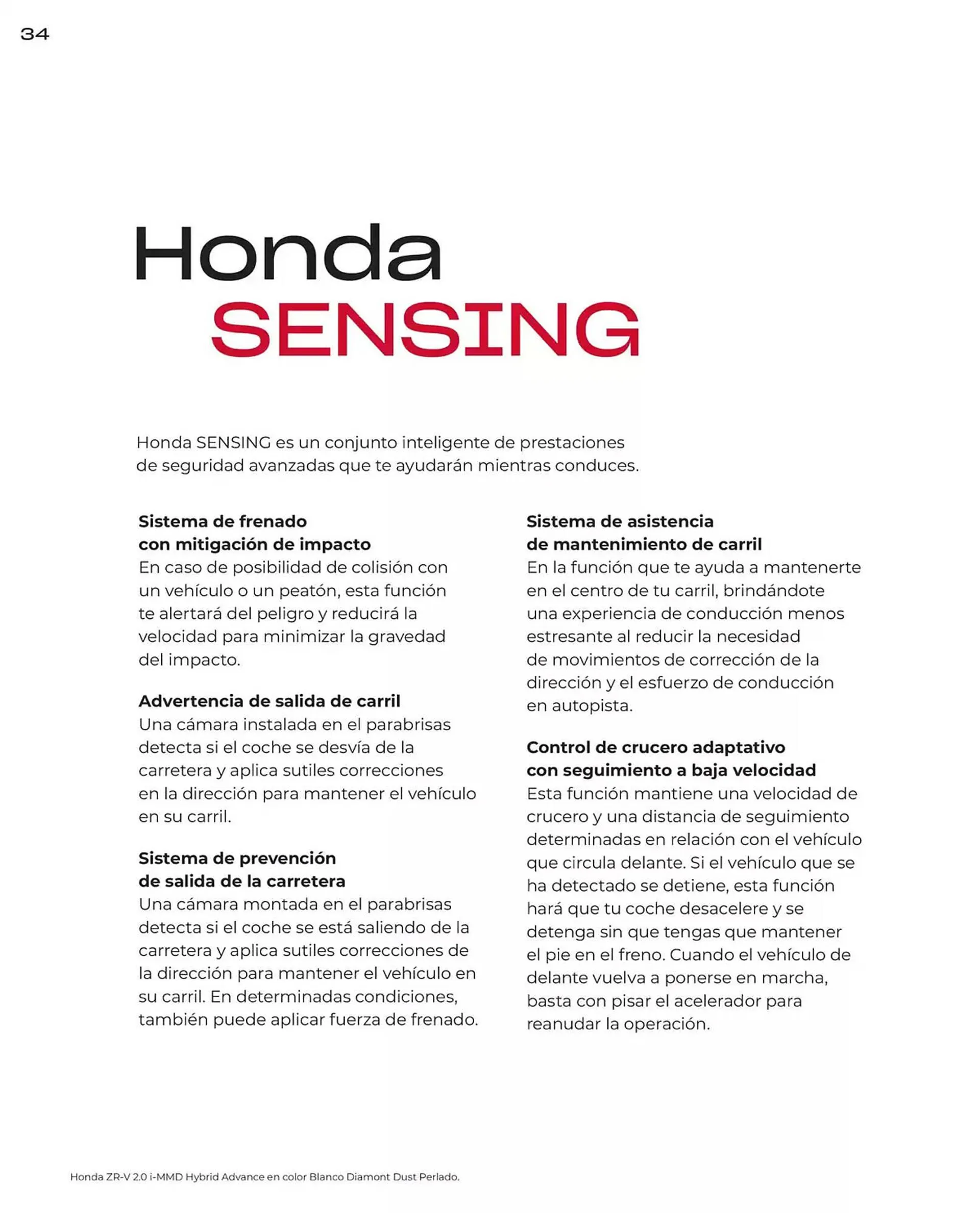Catálogo de Folleto Honda 6 de marzo al 30 de junio 2025 - Página 34