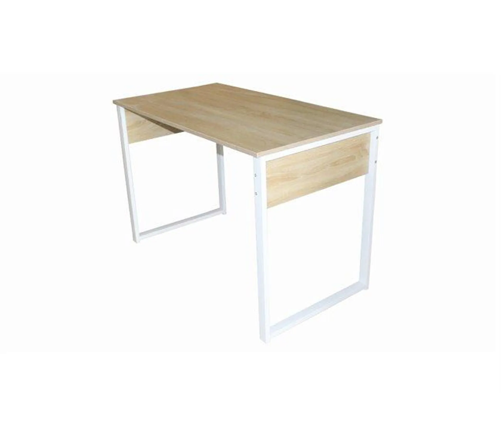 Mesa escritorio EGO color madera y blanco 110x75x60cm