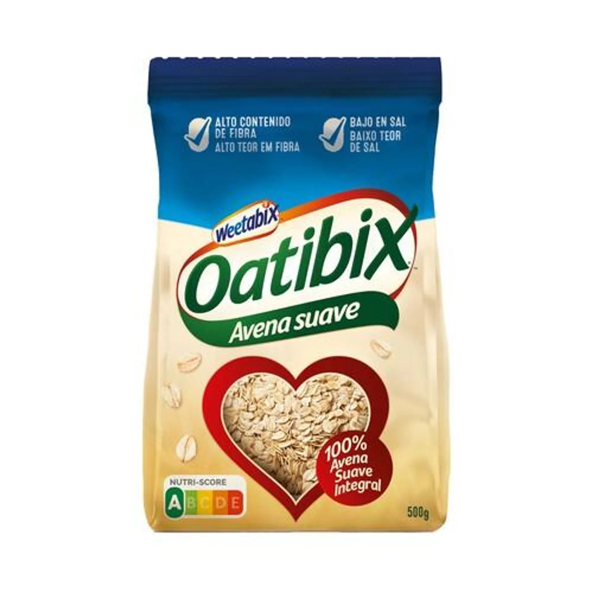 WEETABIX Cereales de fibra con copos de avena suaves WEETABIX 500 g.