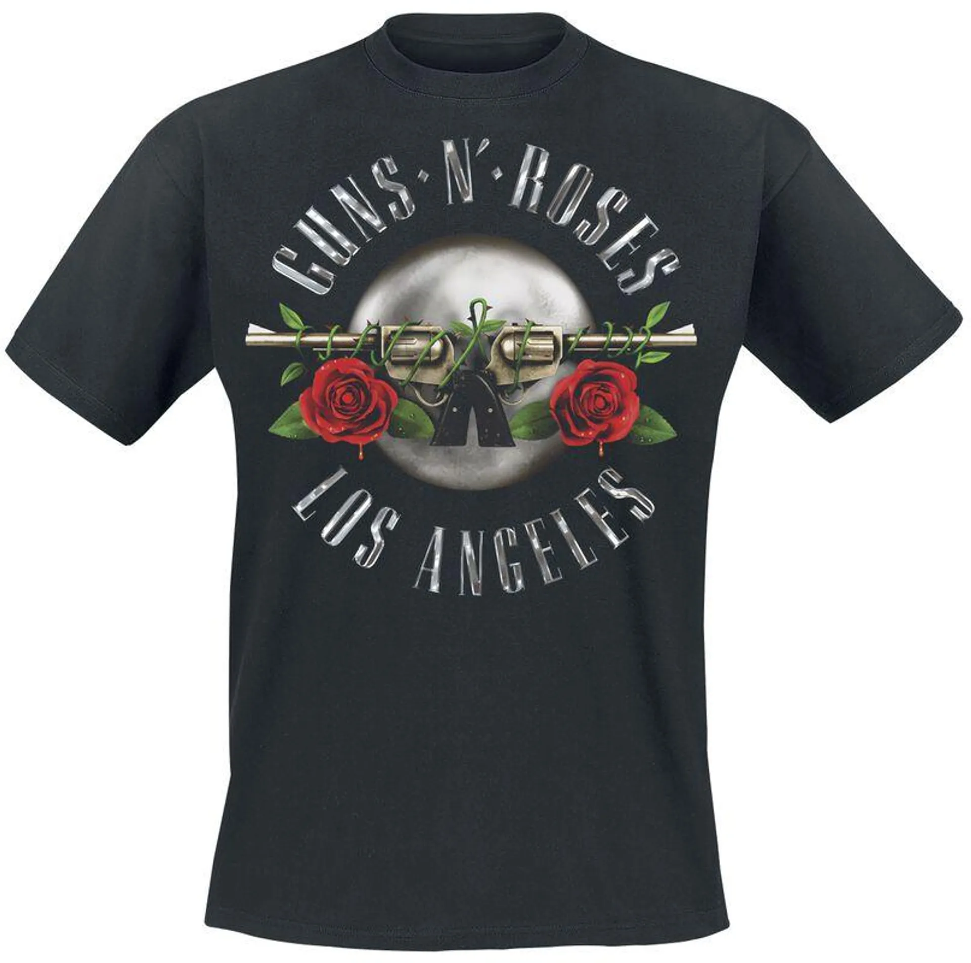 "Los Angeles Seal" Camiseta Negro de Guns N' Roses