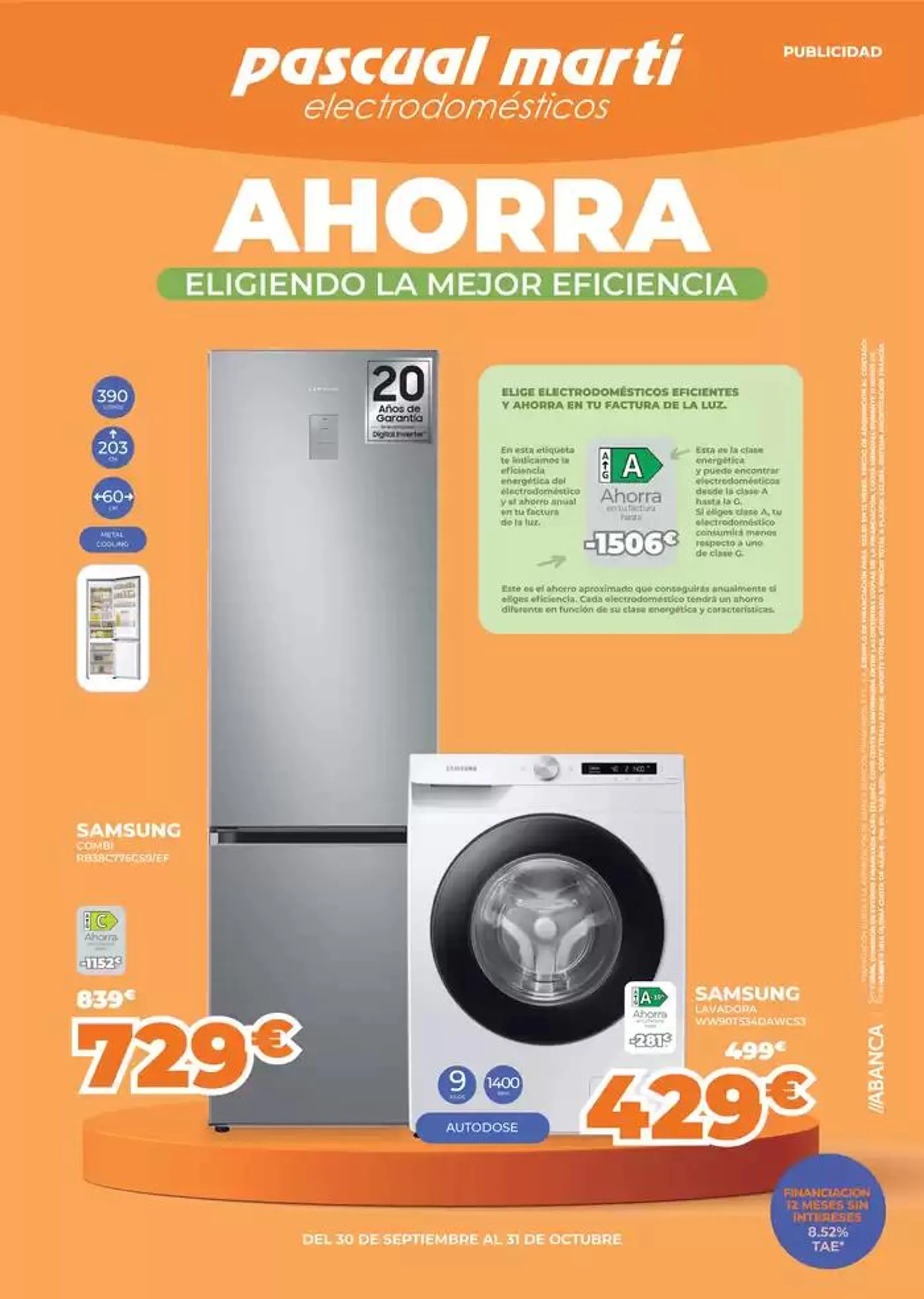 Catálogo de Ahorra eligiendo la mejor eficiencia 1 de octubre al 31 de octubre 2024 - Página 1