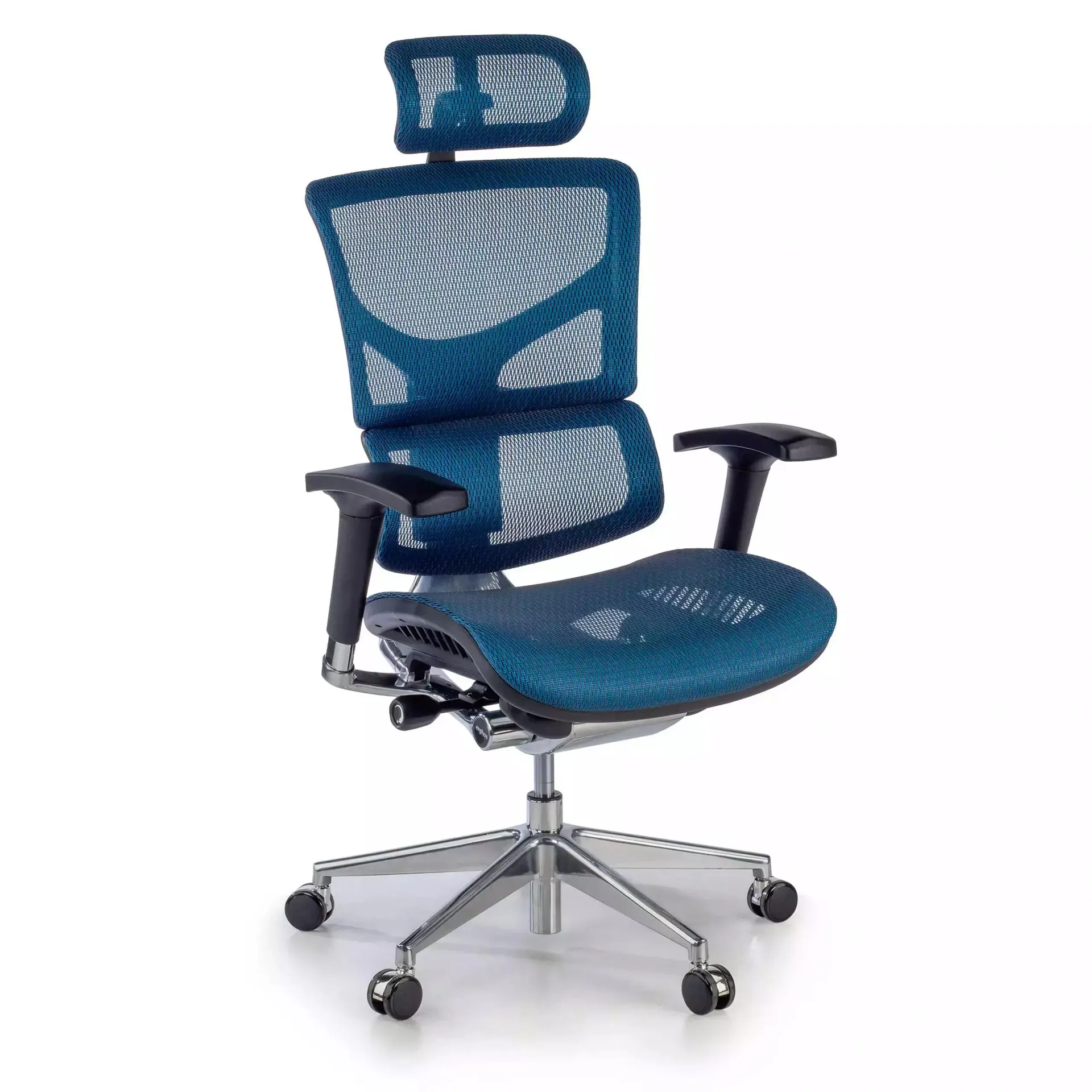 Silla ergonómica ejecutiva Erghos1, con reposacabezas modelo premium