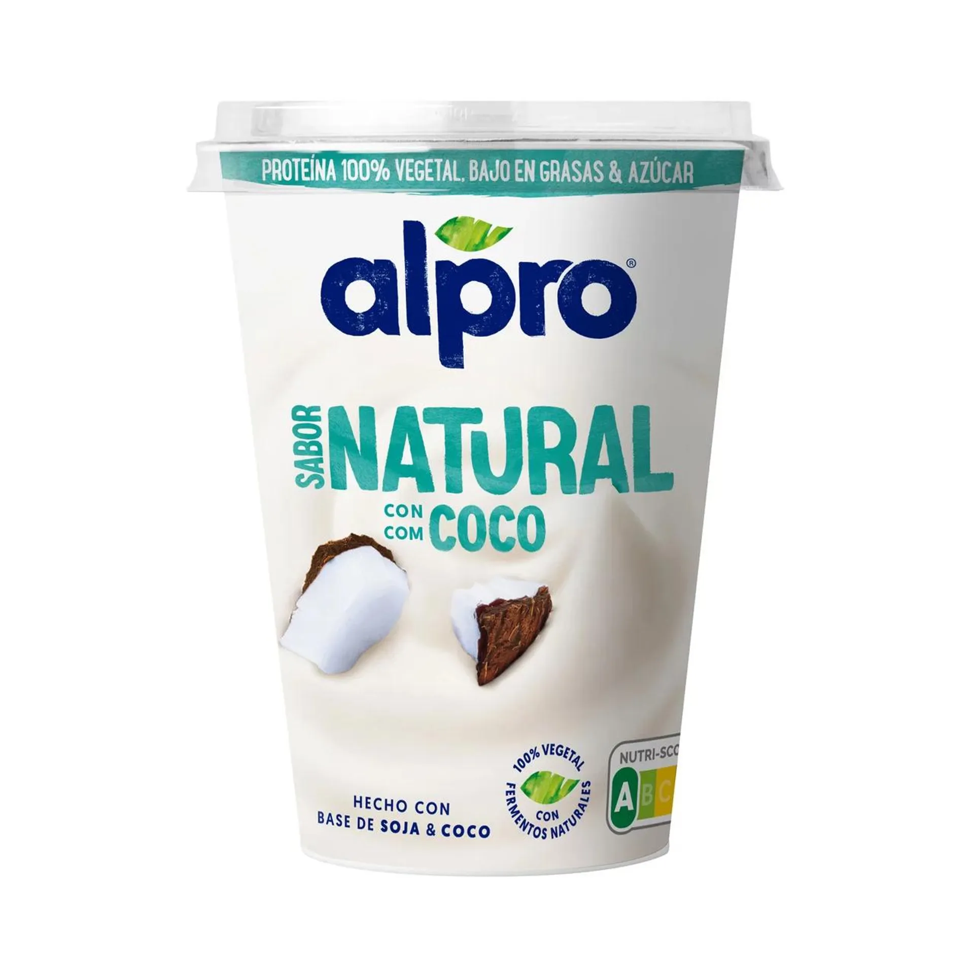 ALPRO Especialidad de soja natural fermentada y coco 400 g.