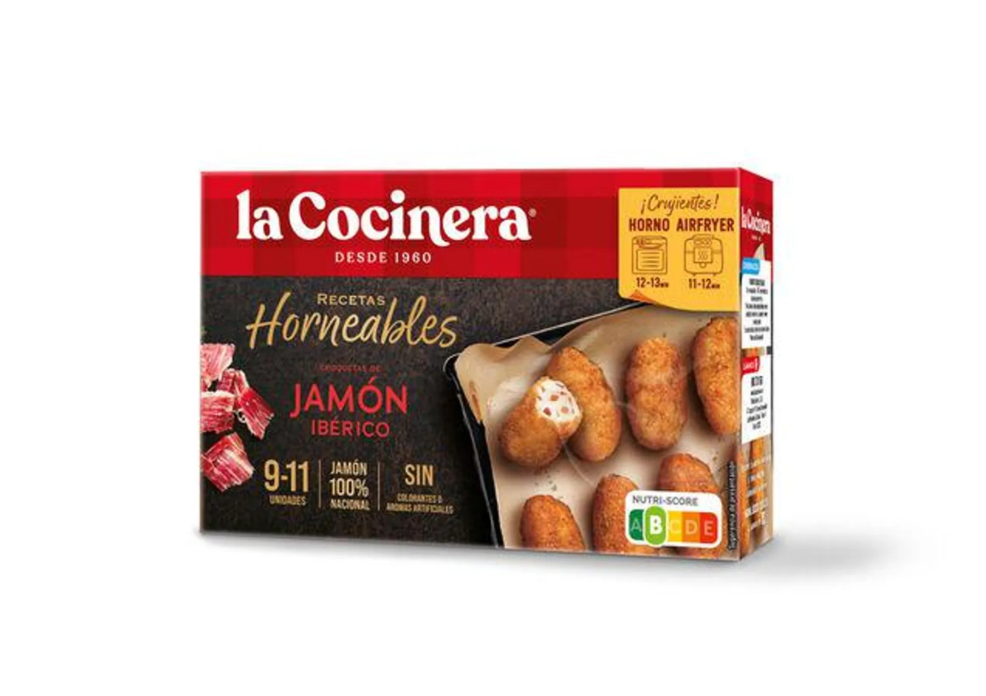 Croquetas horneables La Cocinera jamón 340g