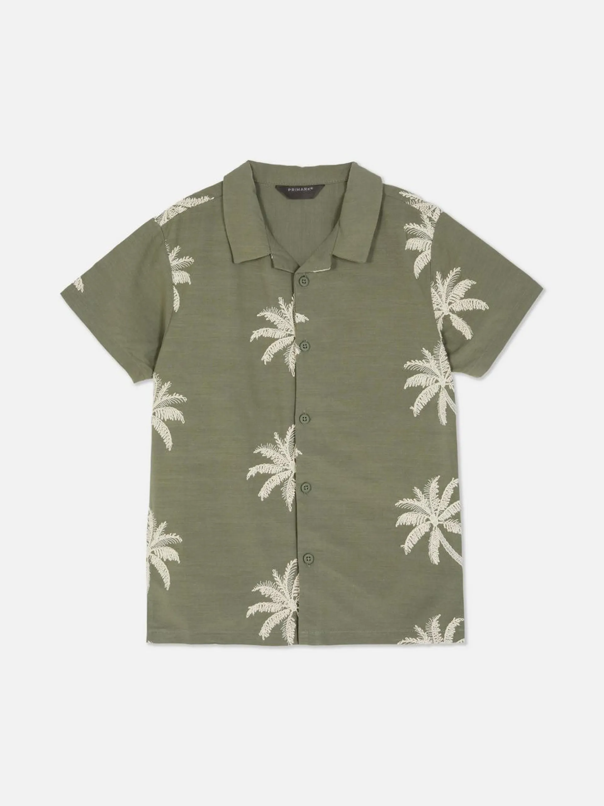Camisa de manga corta con botones