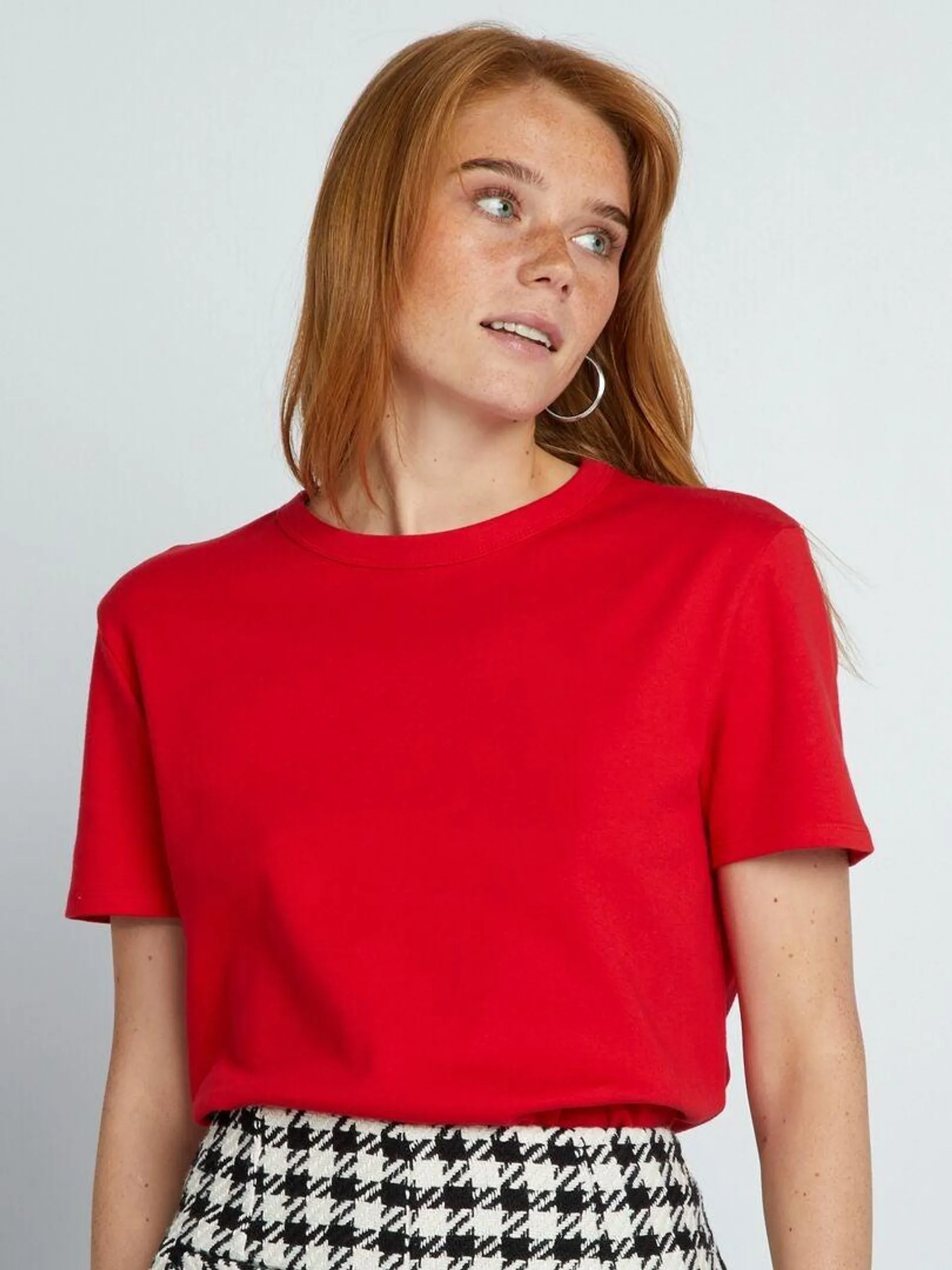 Camiseta lisa - ROJO