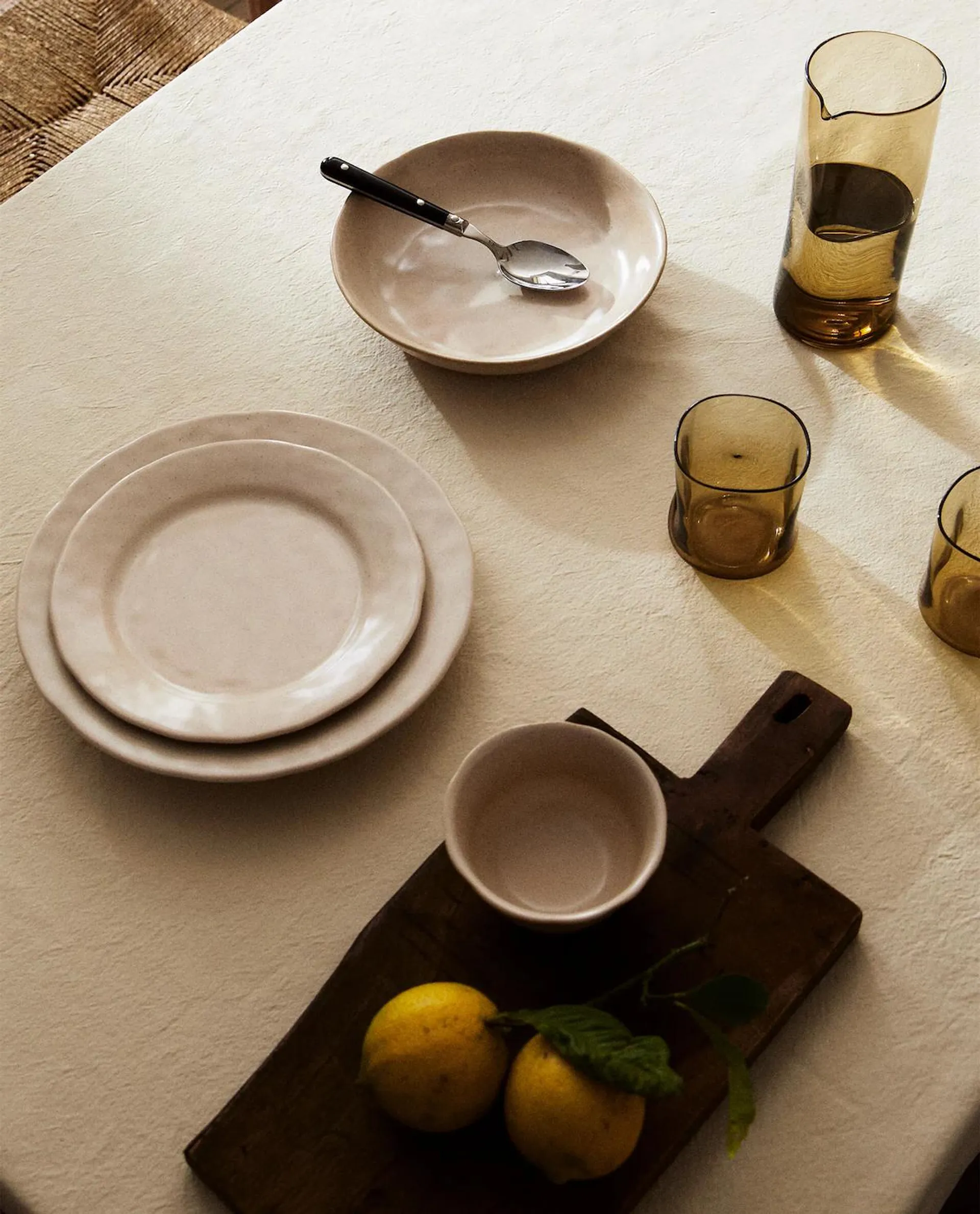 VAJILLA GRES BEIGE