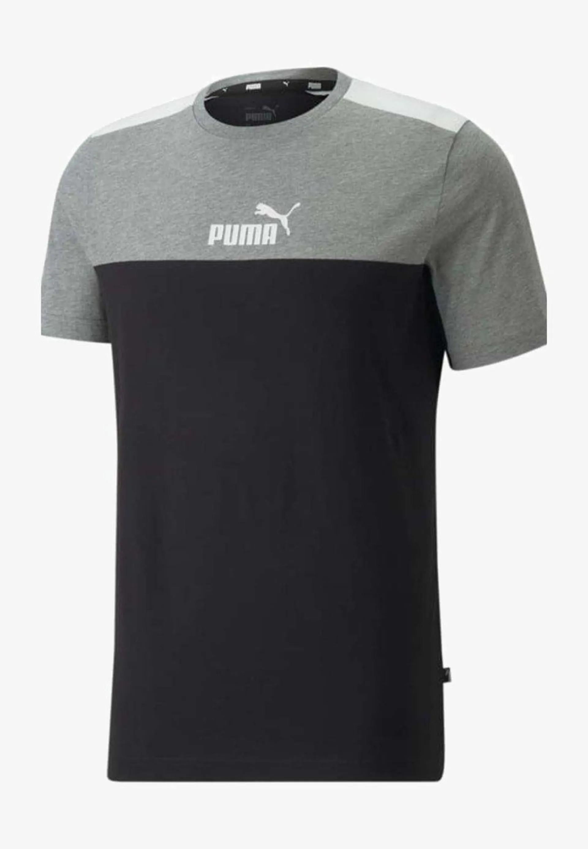 ESS BLOCK - Camiseta estampada - puma black