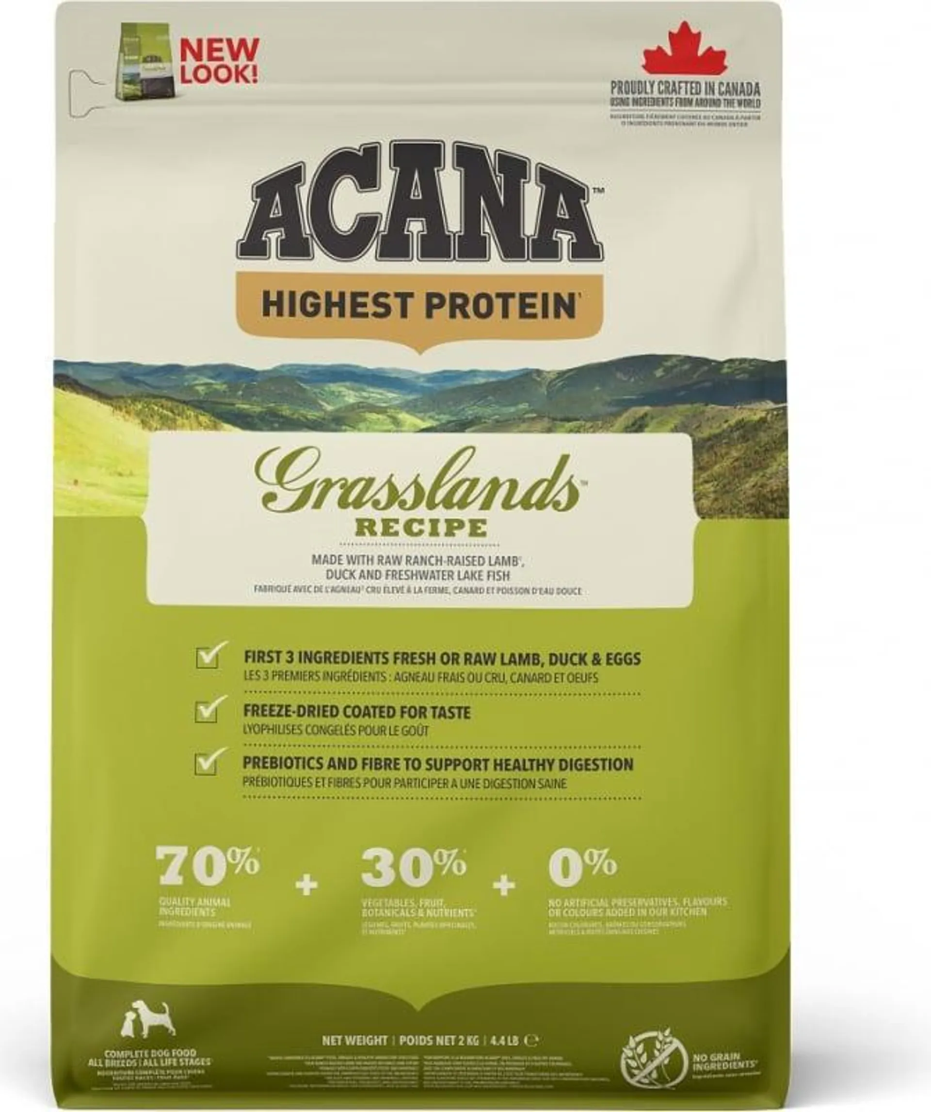 ACANA Grasslands Recipe para perros