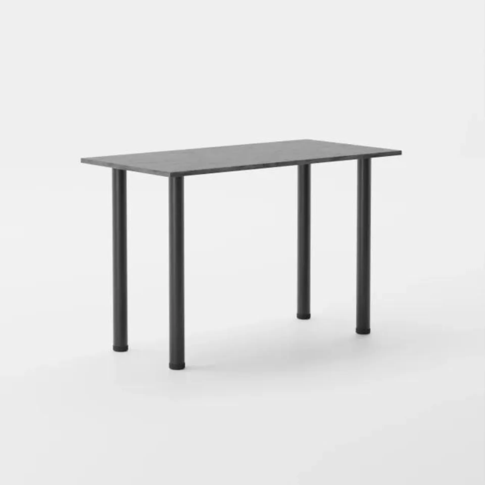 Mesa Escritorio Negro Oyun con patas negras (119x60x75 cm) PLYKIT