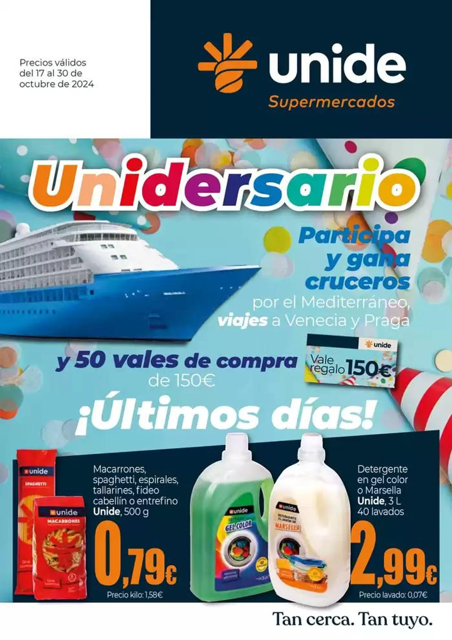 Catálogo de Unidersario - UNIDE Super 17 de octubre al 30 de octubre 2024 - Página 1