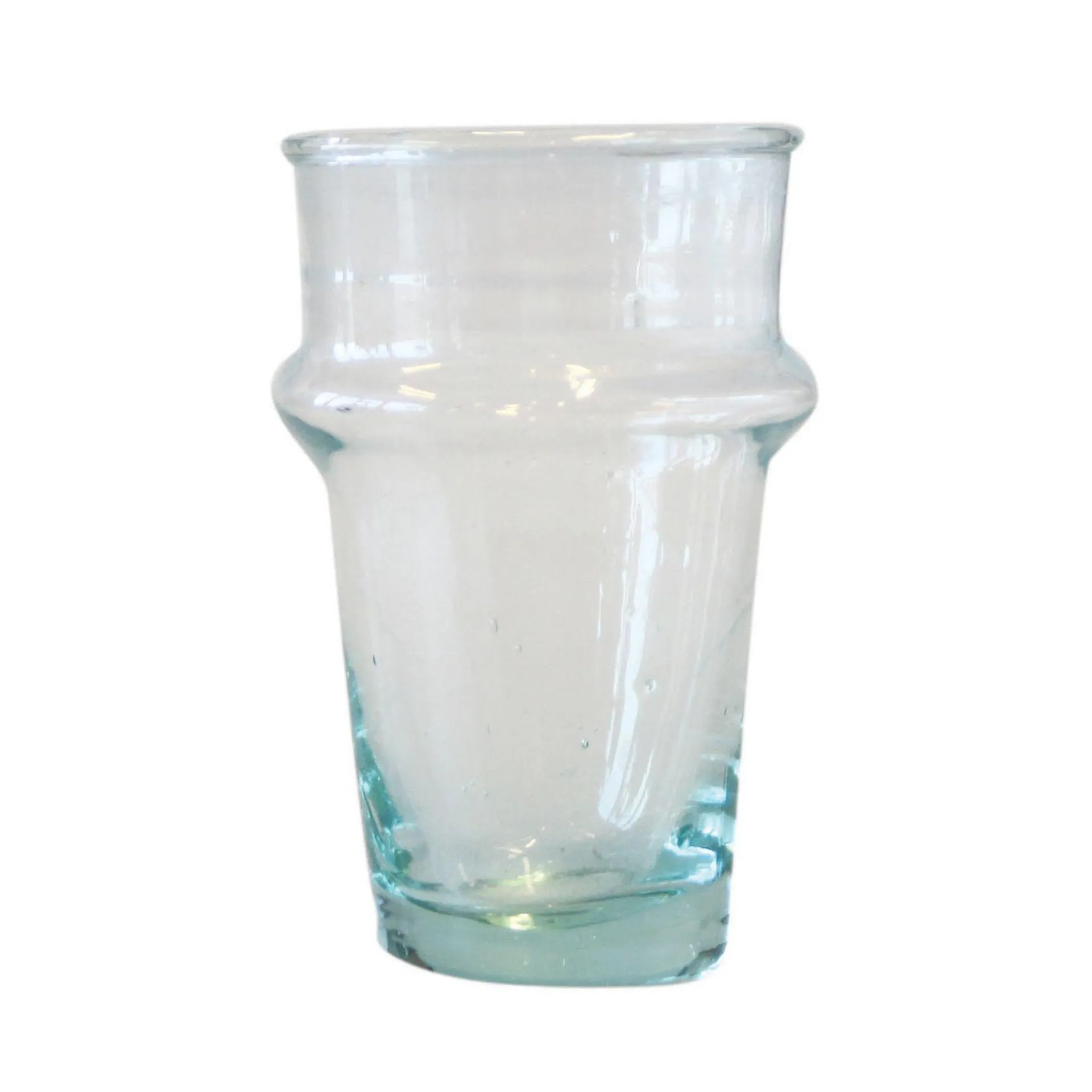 Drinking glass recycled large