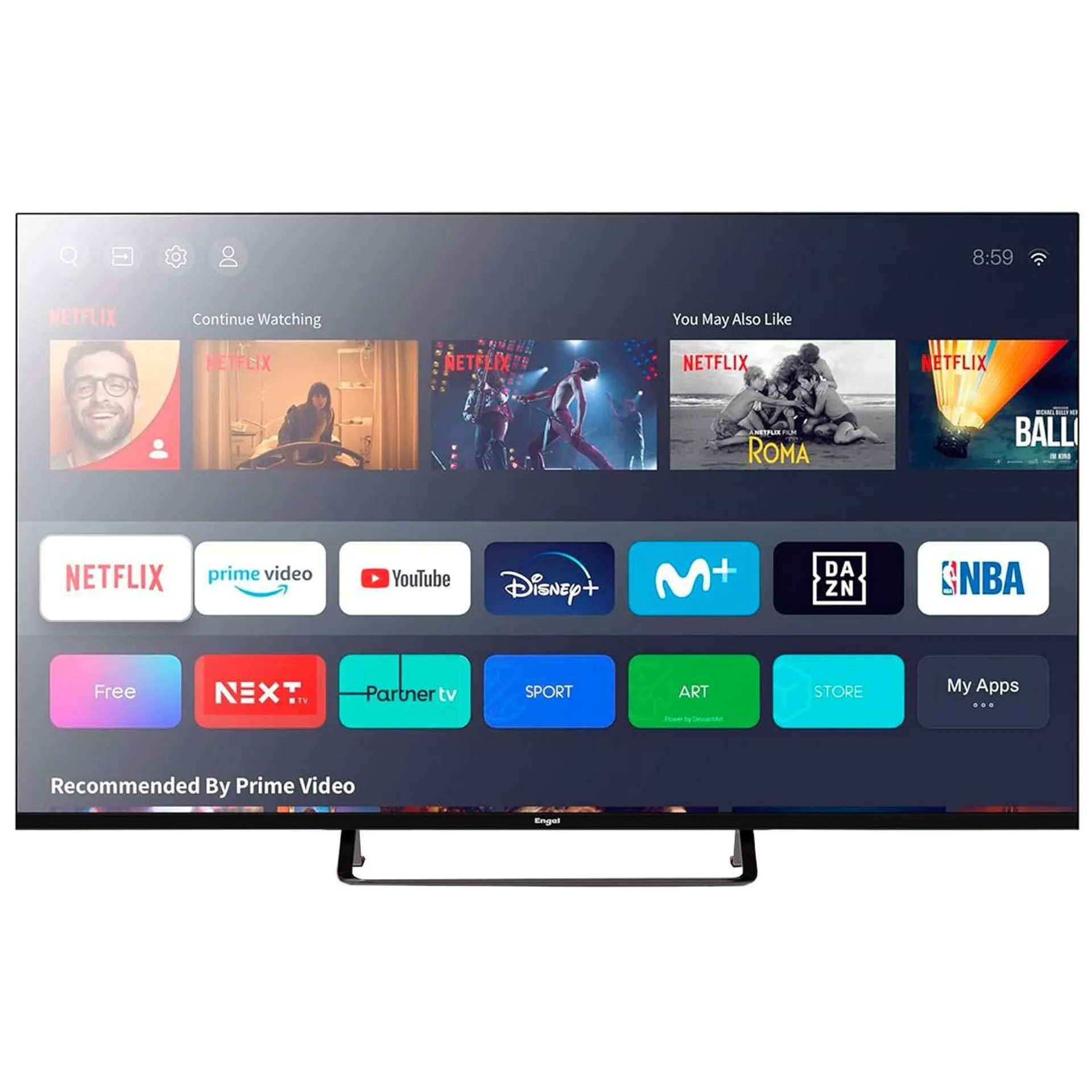 TELEVISOR ENGEL DE 109,2CM (43'') LE4385SM FULL HD - SMART TV