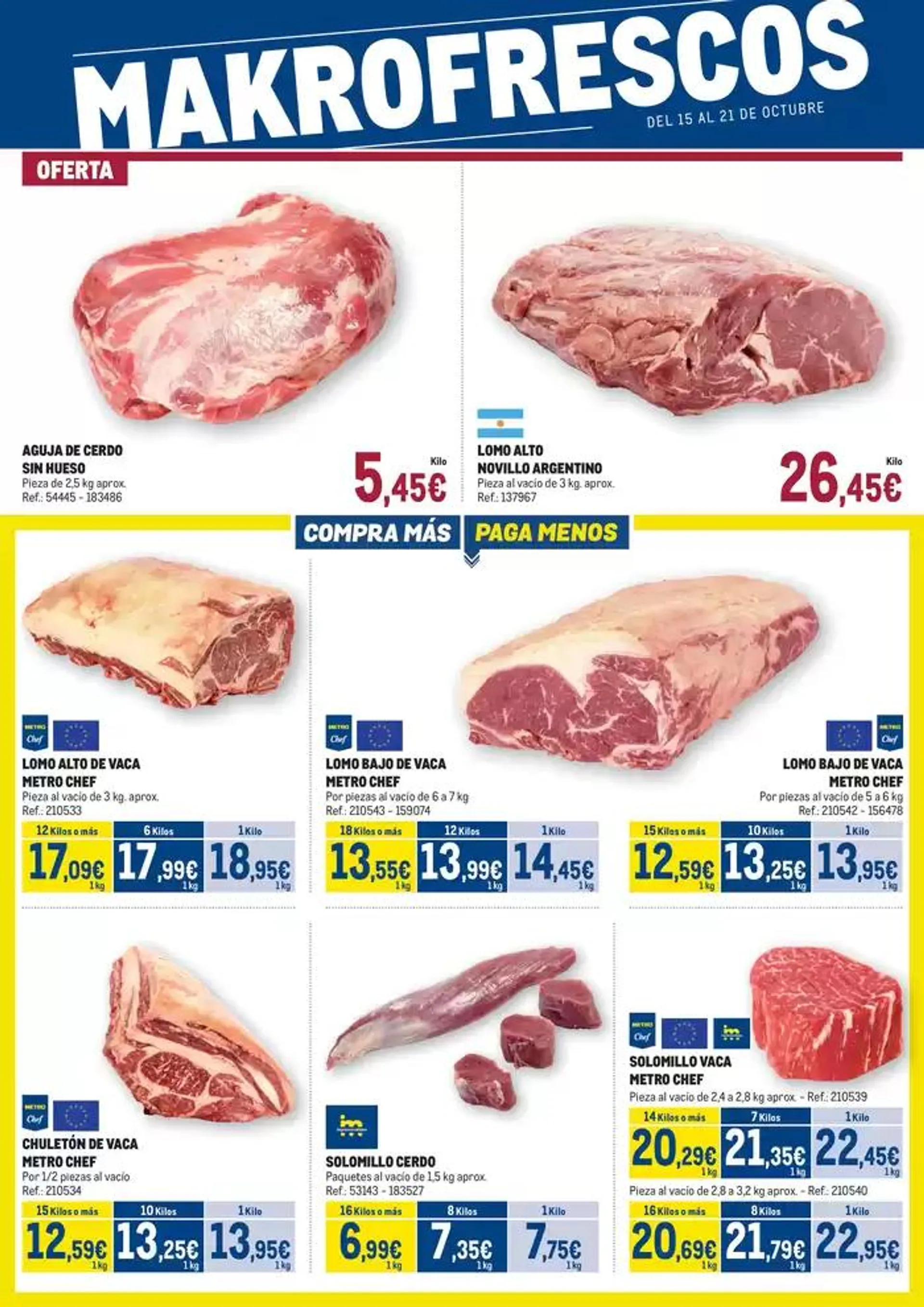 Catálogo de Makro Fresco Andalucía 2 16 de octubre al 21 de octubre 2024 - Página 1