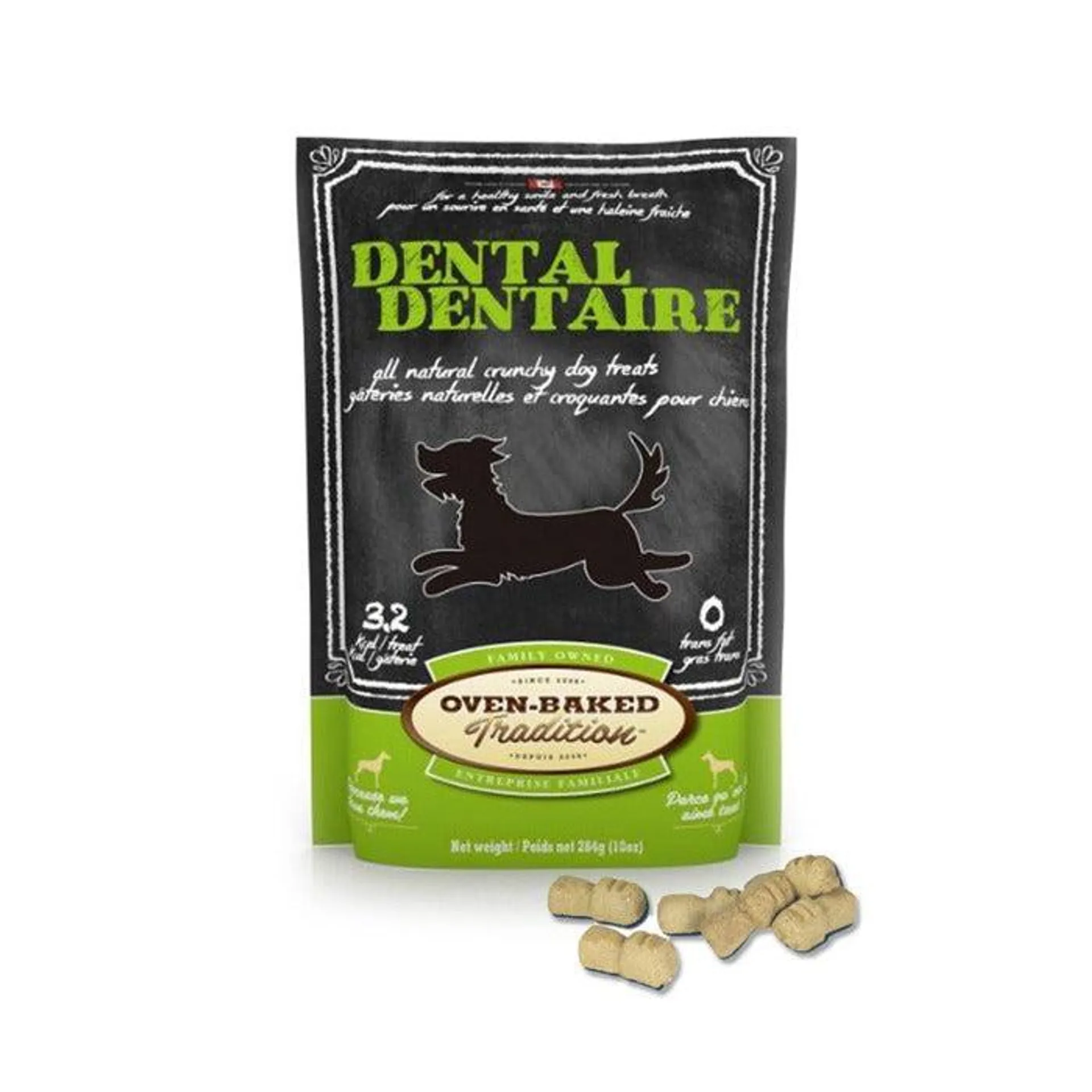 Oven-Baked Tradition chuches dentales para perros 283,5 gr