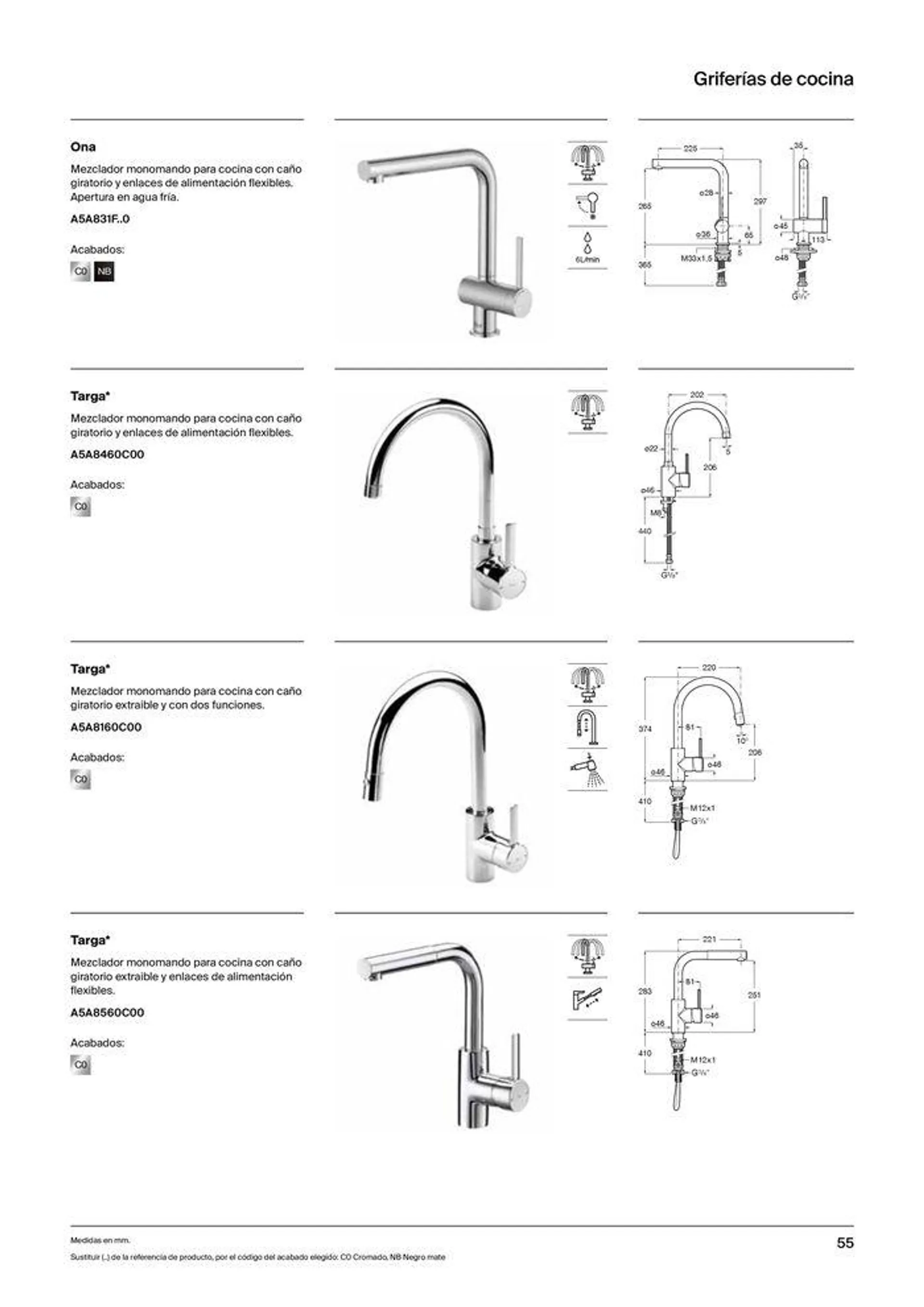 Catálogo de Fregaderos y grifería para cocina 19 de septiembre al 31 de diciembre 2024 - Página 57