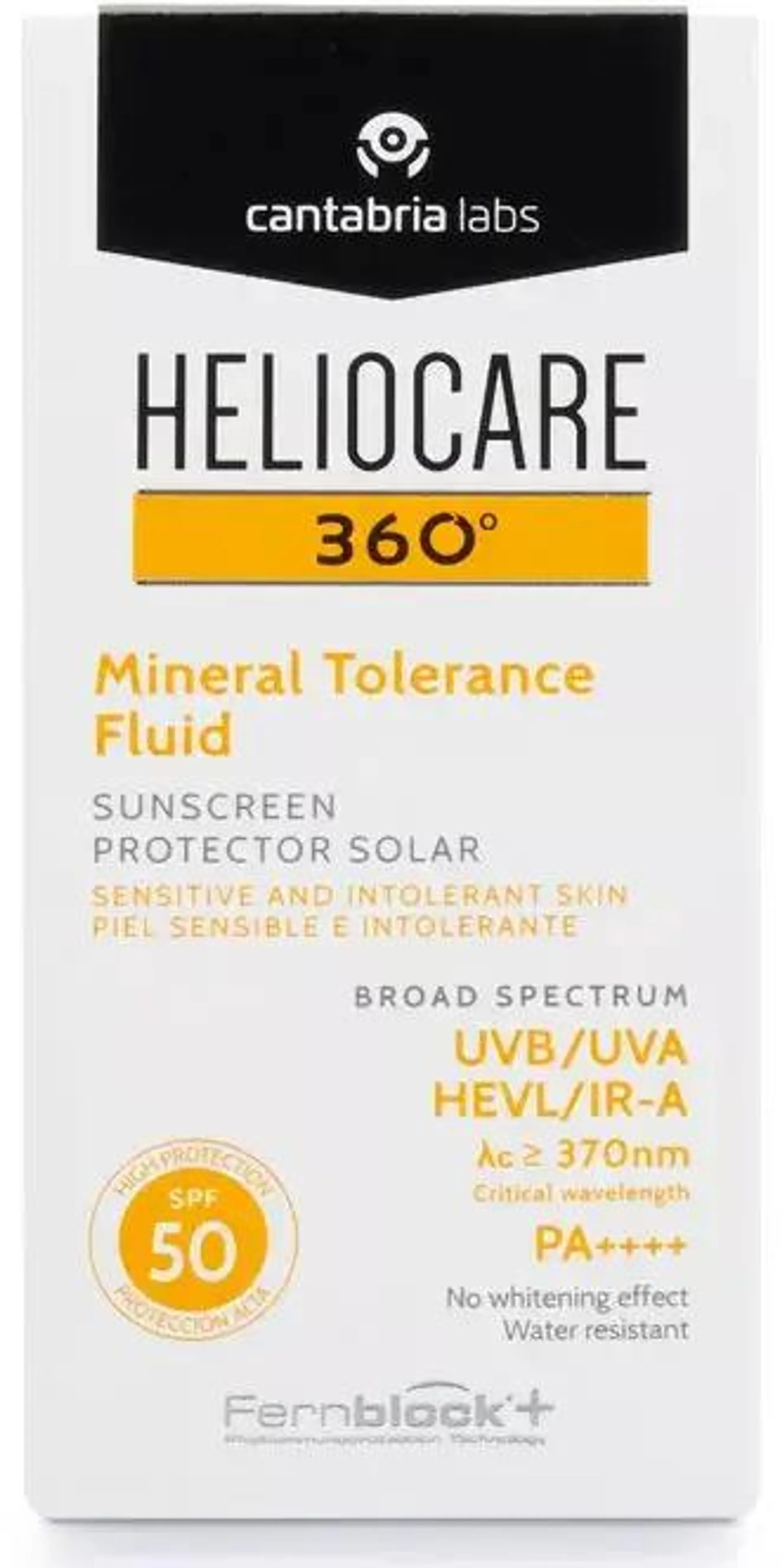 Heliocare 360 Mineral Tolerance Fluid SPF50 50 ml