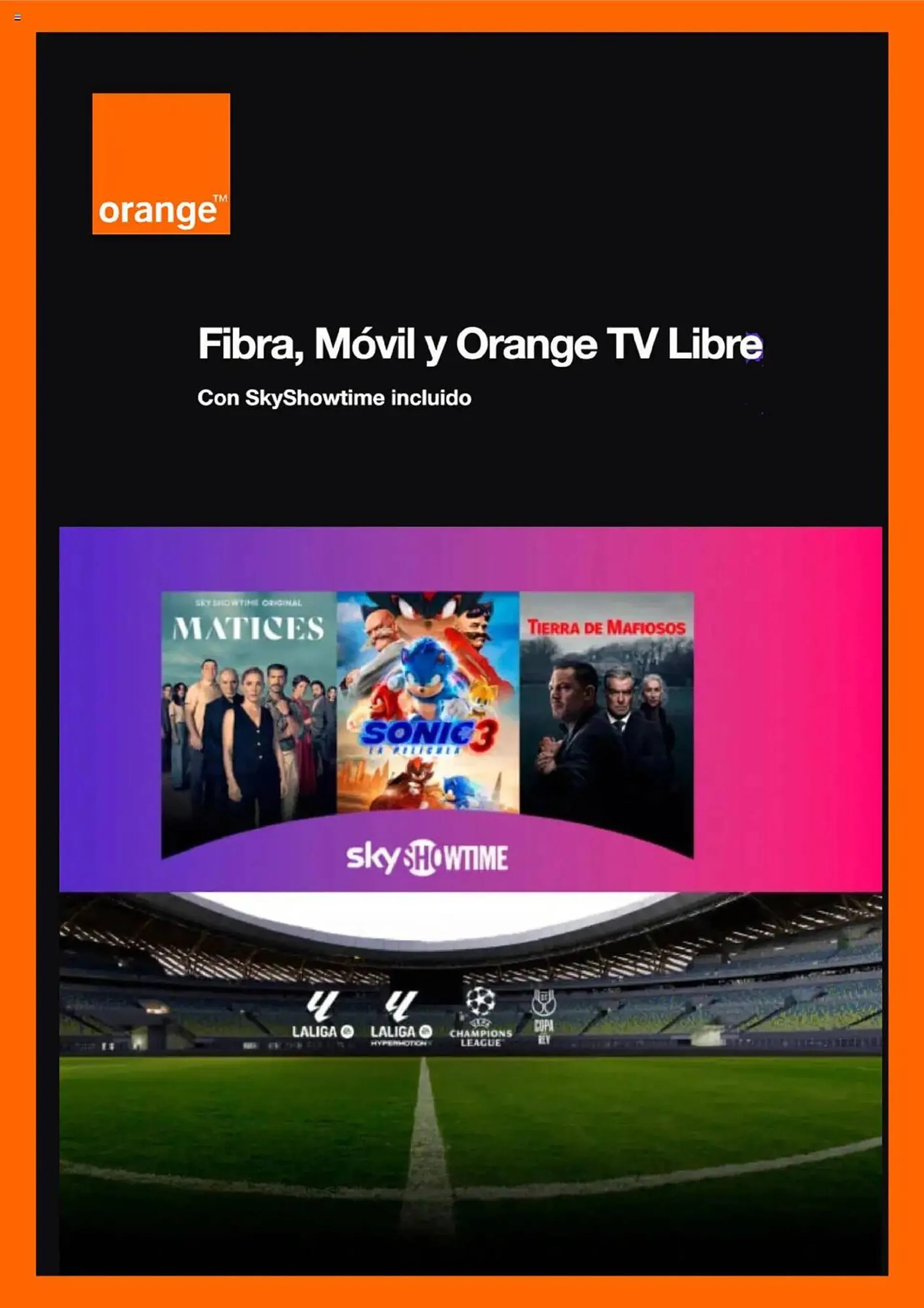 Catálogo de Folleto Orange 25 de junio al 25 de julio 2025 - Página 1