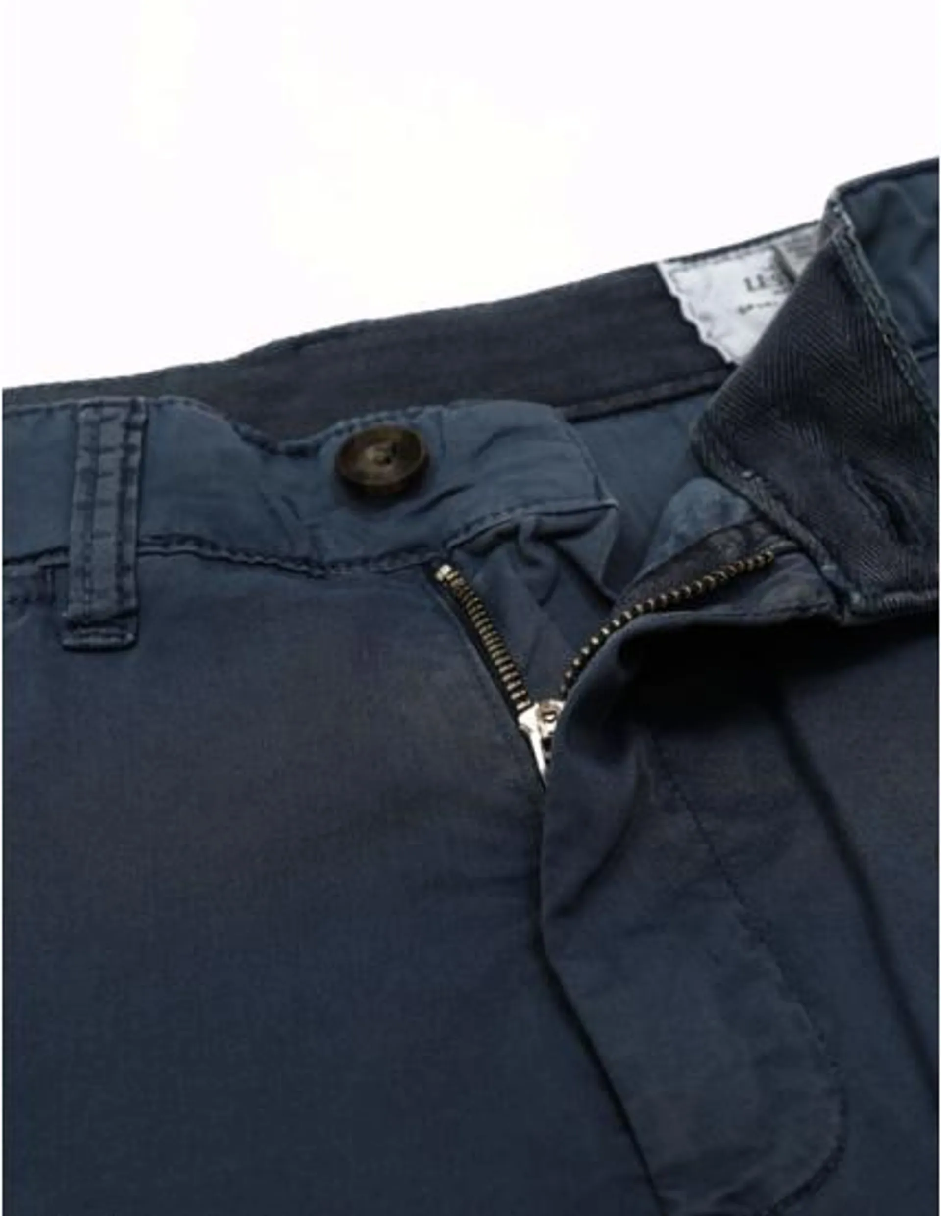 Pantalón popelin Azul oscuro