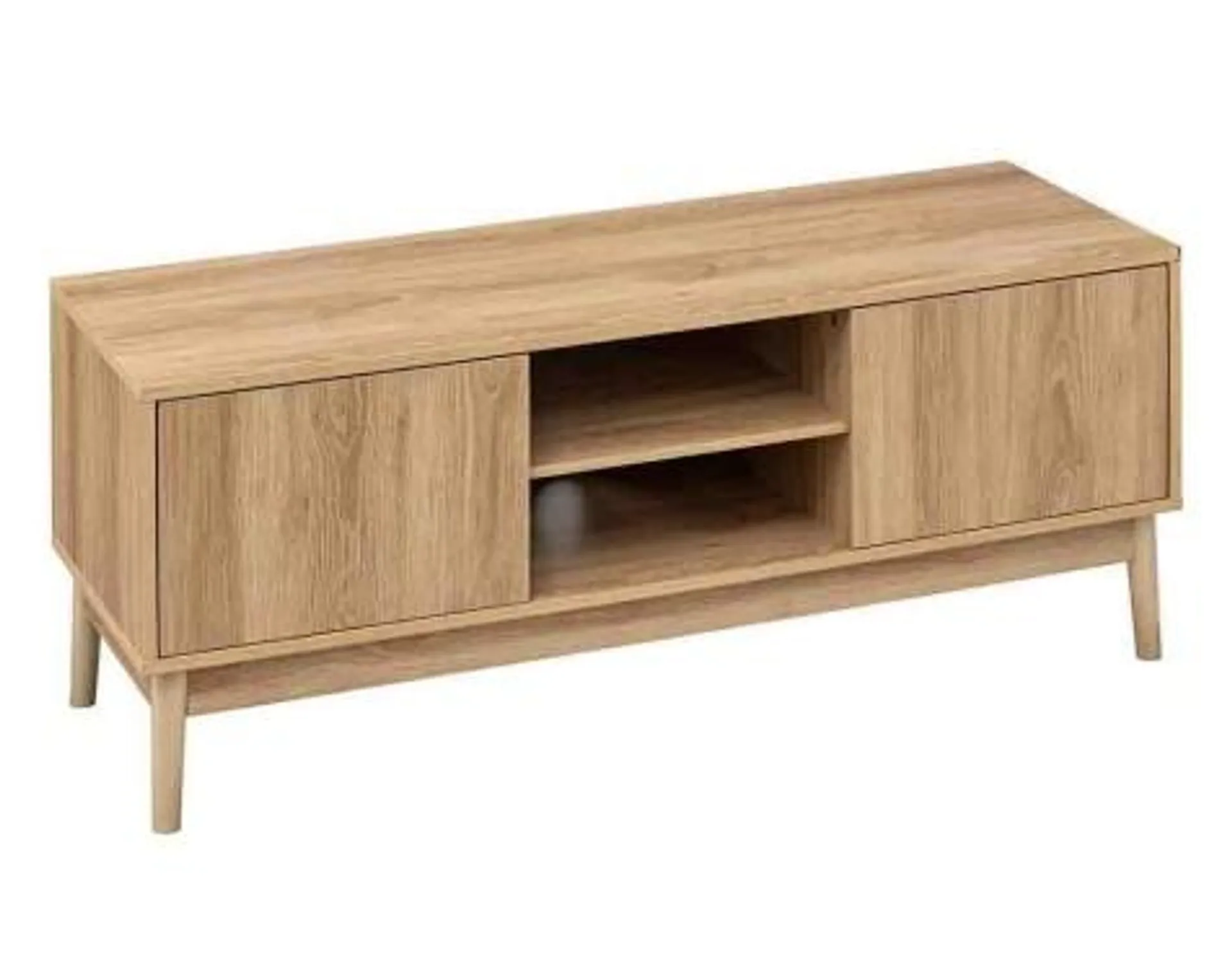 Mueble Tv Abana 2 Puertas Roble Natural