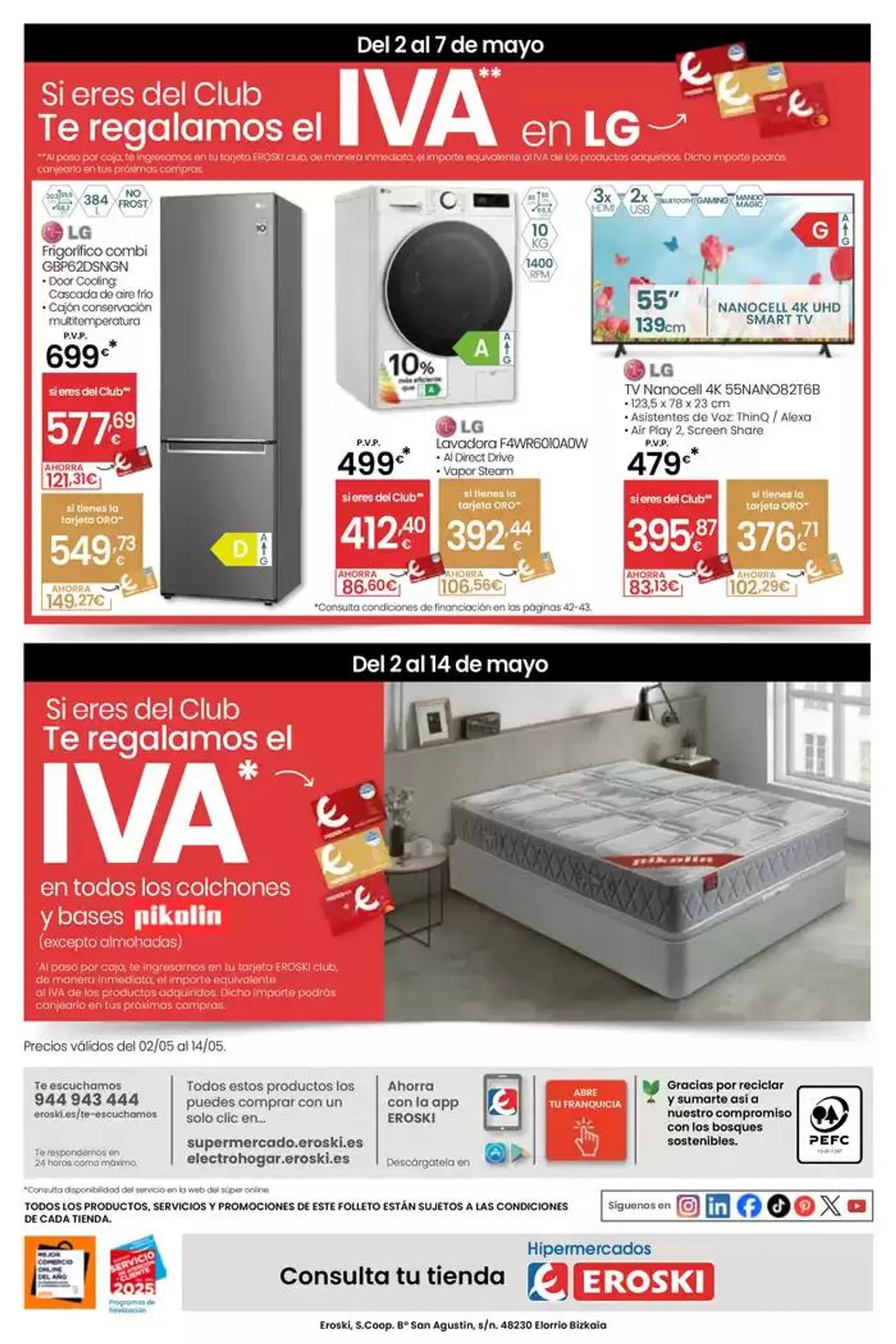 Catálogo de SUMA AHORRO HIPERMERCADOS EROSKI 2 de mayo al 13 de mayo 2025 - Página 60