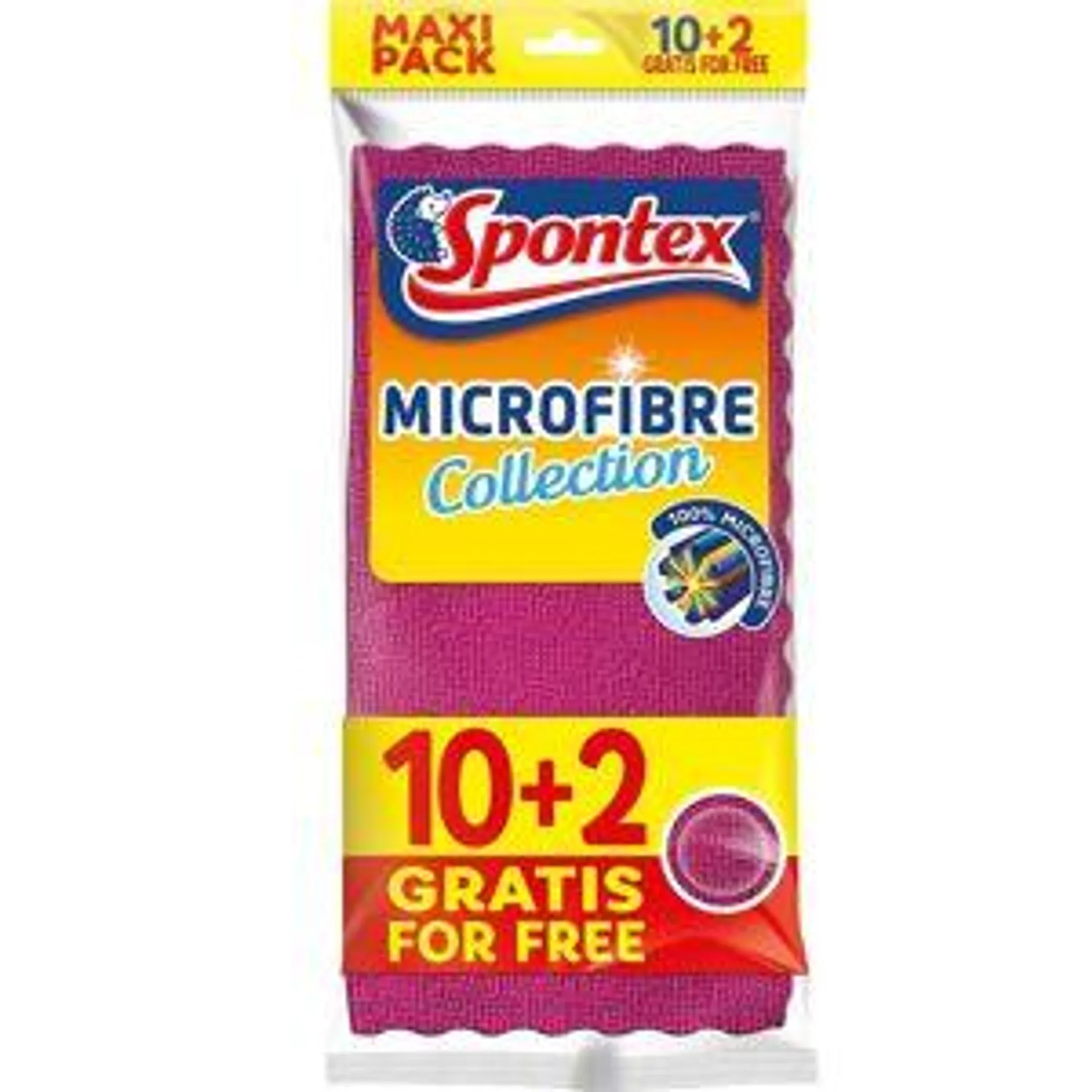 BAYETA MICROFIBRE COLLECTION 10+2UD