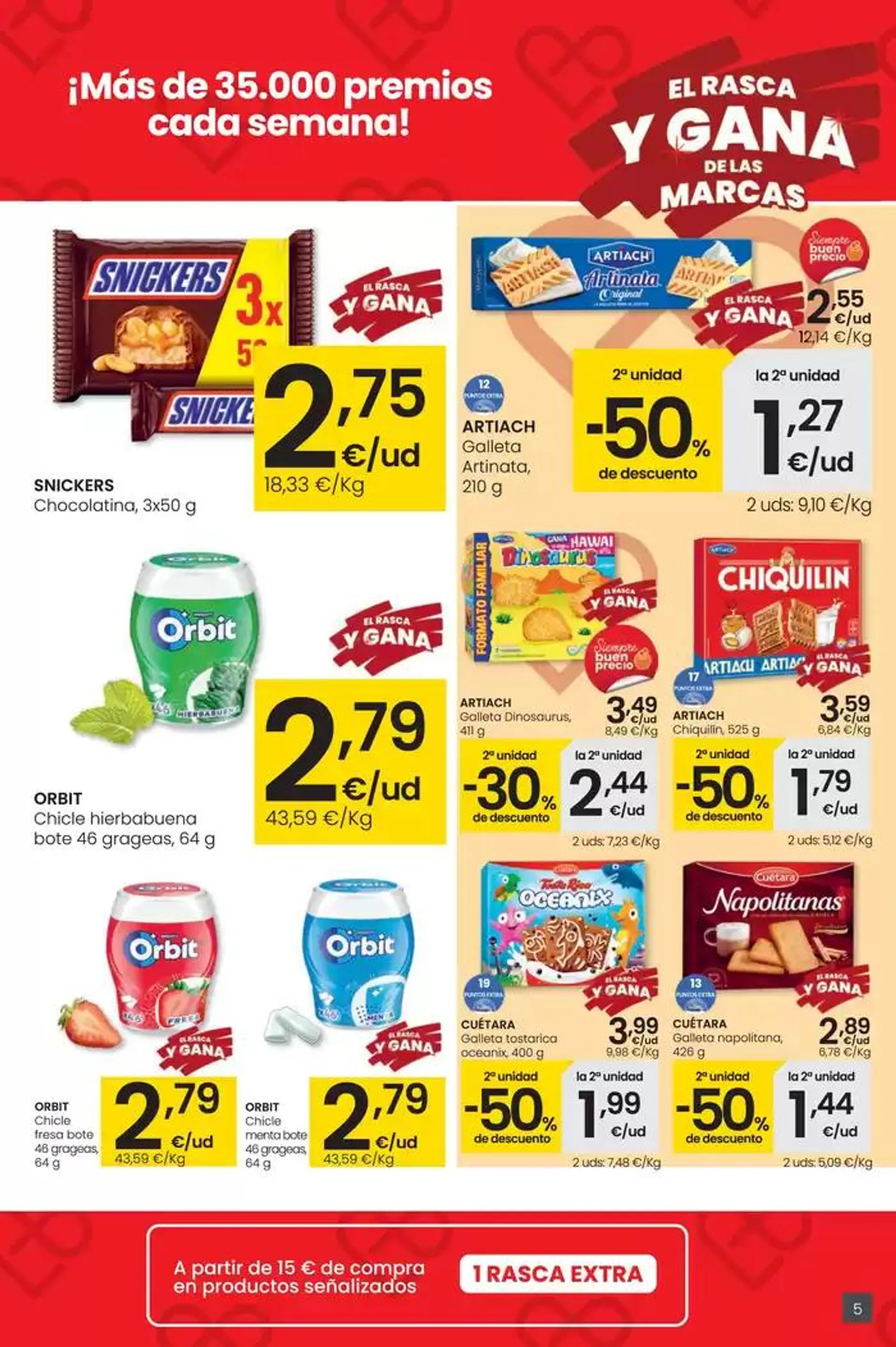 Catálogo de Más de 2000 productos, SIEMPRE A BUEN PRECIO SUPERMERCADOS EROSKI 31 de octubre al 12 de noviembre 2024 - Página 5