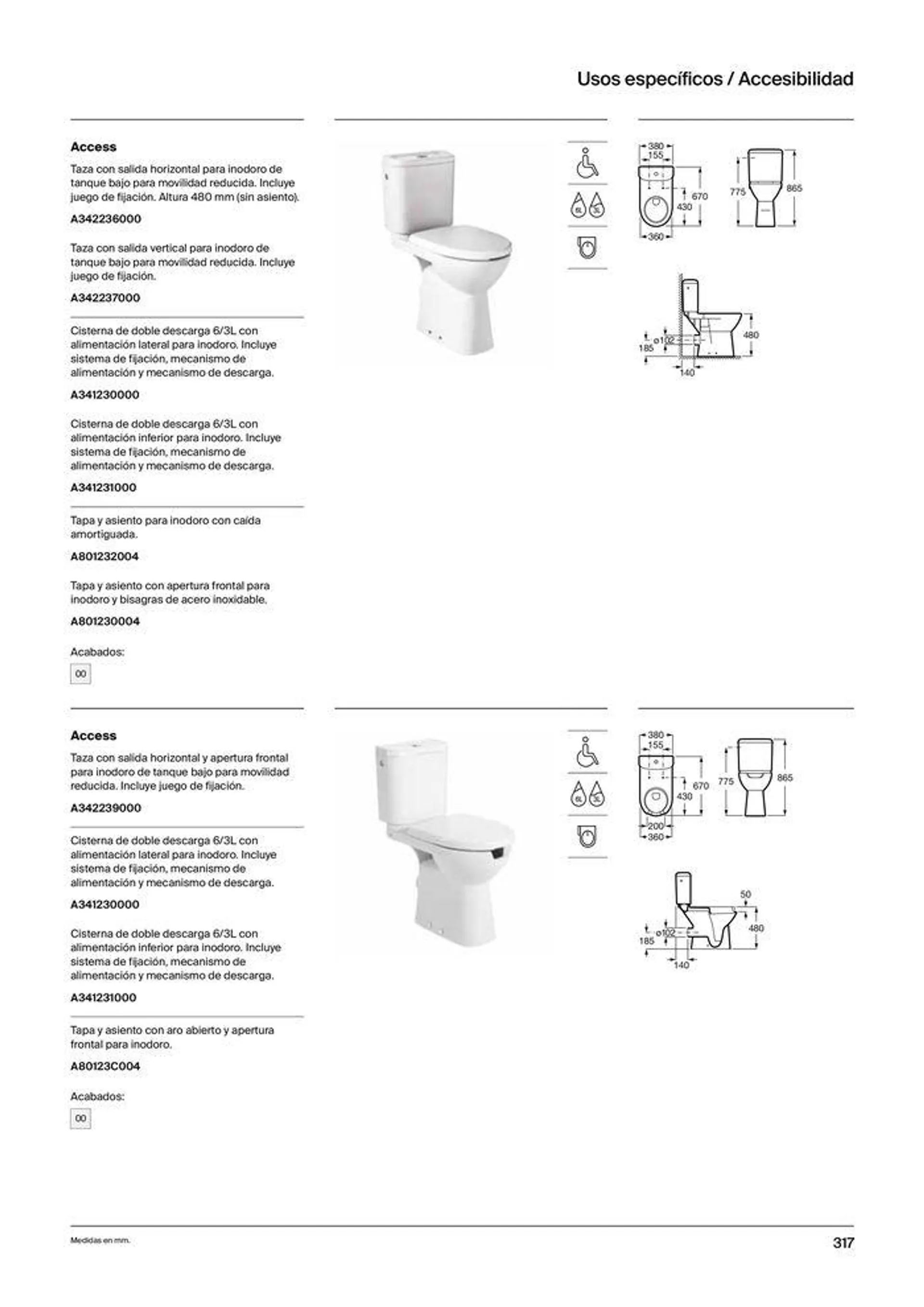 Catálogo de Colecciones de Baño, Muebles y Accesorios 19 de septiembre al 31 de diciembre 2024 - Página 319