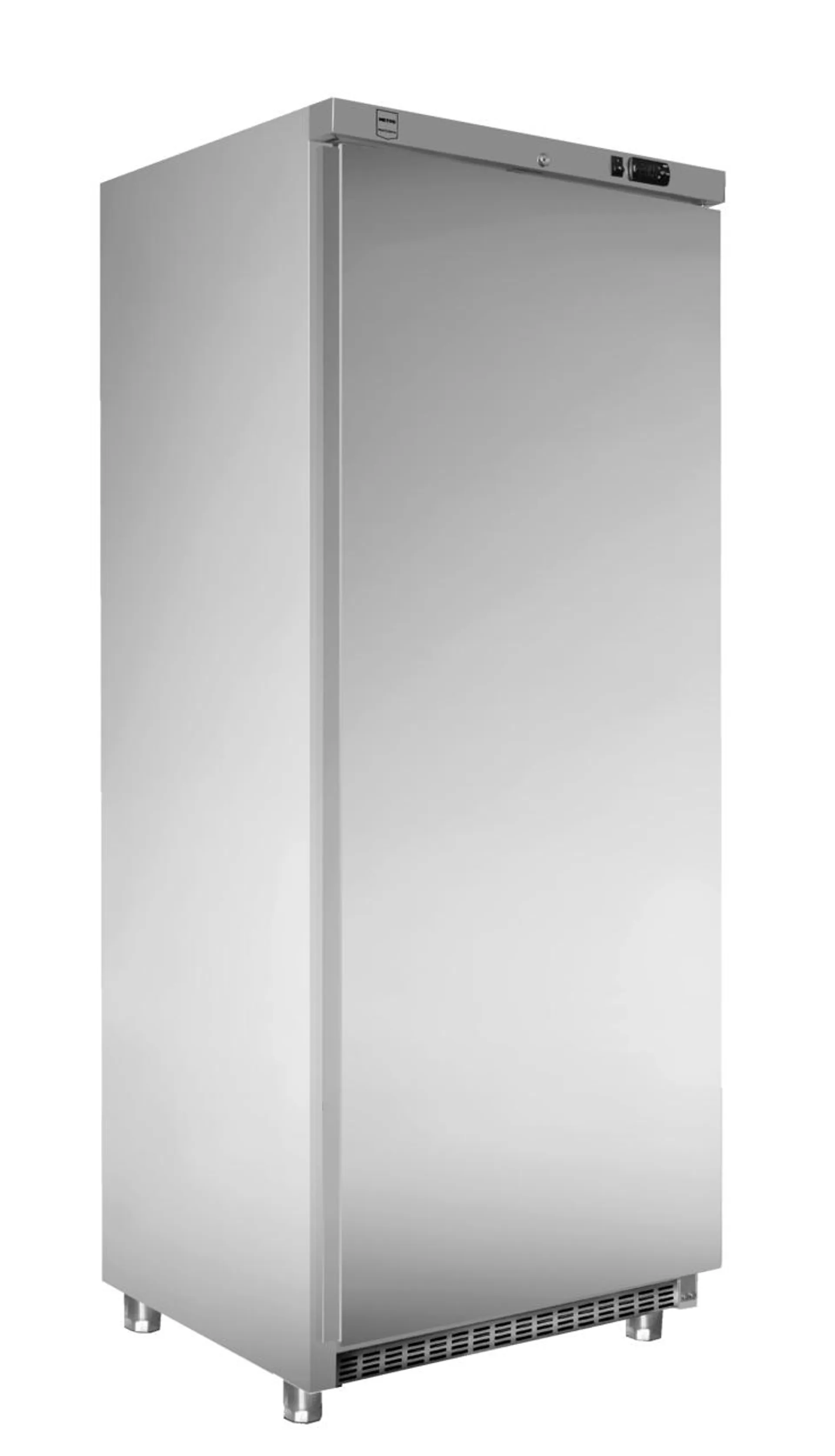 METRO Professional Frigorífico GRE4600S, acero inoxidable / ABS, 78 x 74 x 192.5 cm, 480 L, enfr. estático, 138W, con cerradura, plata