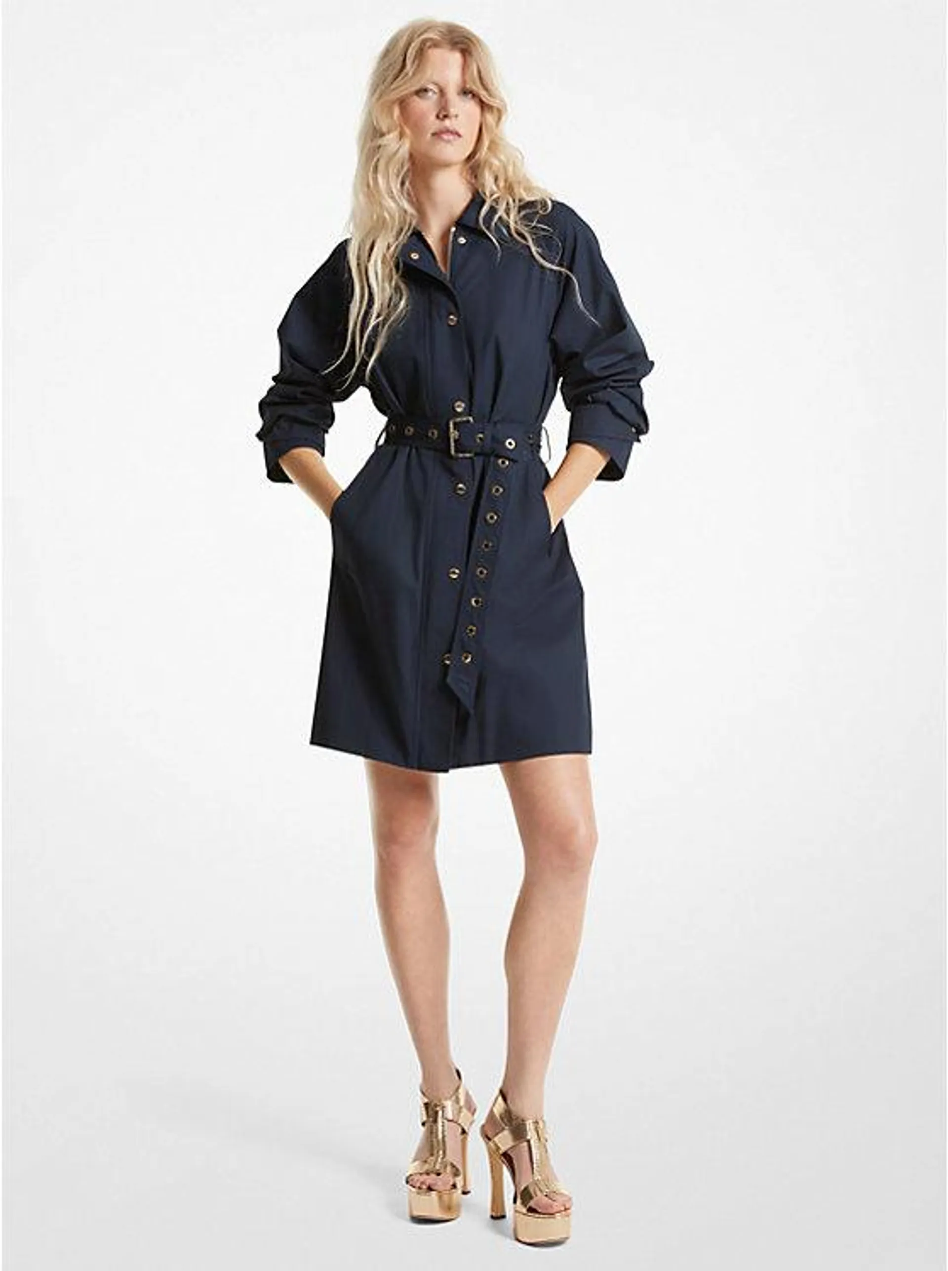 Cotton Twill Trench Coat