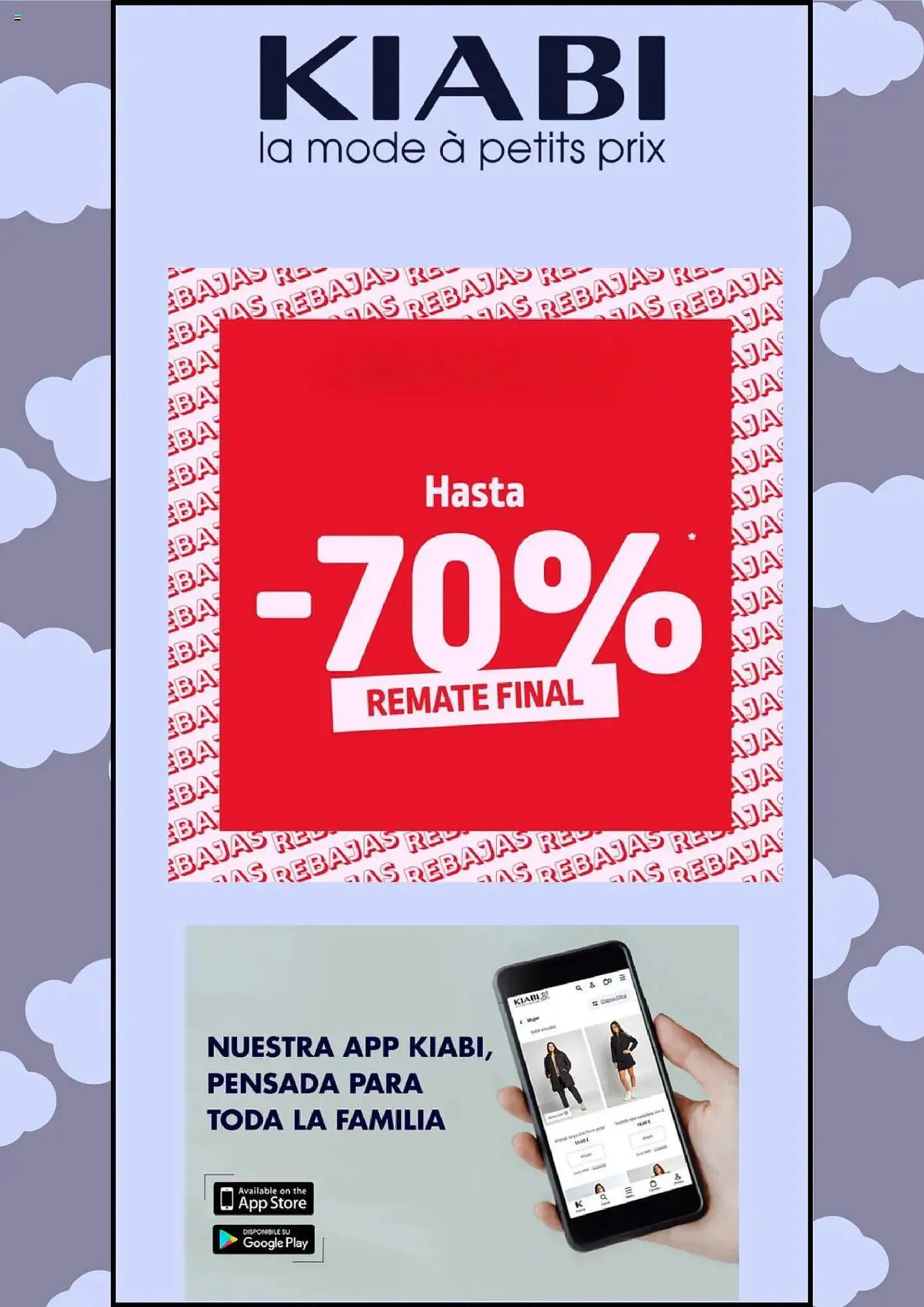 Catálogo de Folleto Kiabi 27 de julio al 27 de agosto 2025 - Página 1
