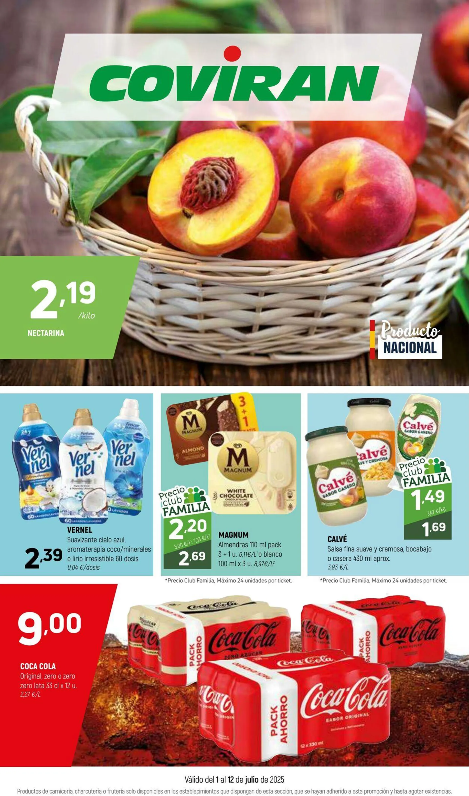 Catálogo de Coviran Oferta actual 30 de junio al 13 de julio 2025 - Página 1