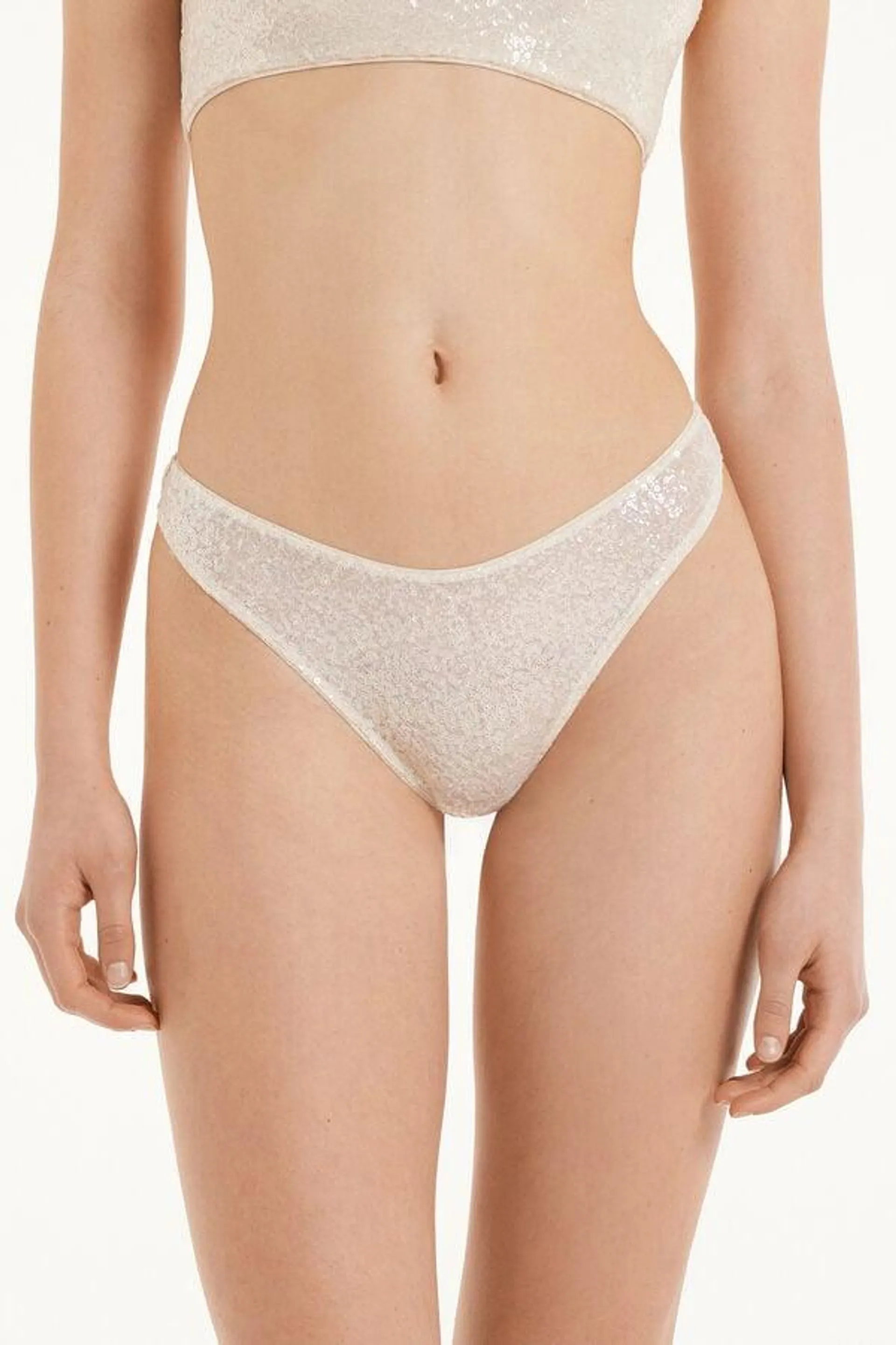 Tanga de Pernera Alta Daily Sequin