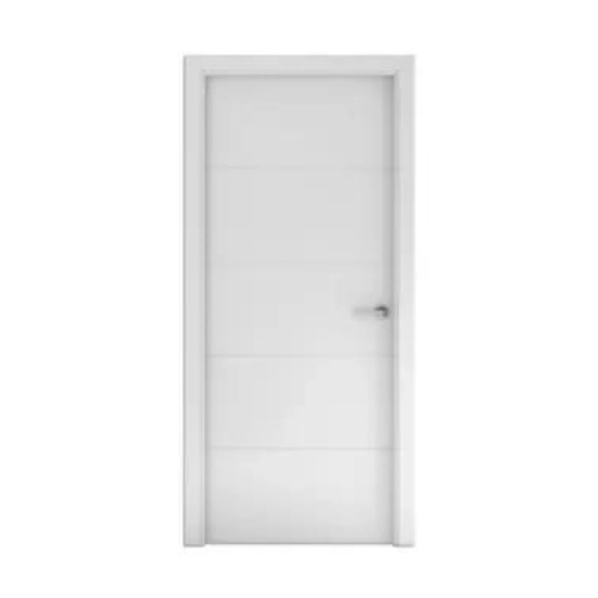 Puerta ONS blanco izquierda con tapajuntas 203x62,5 cm