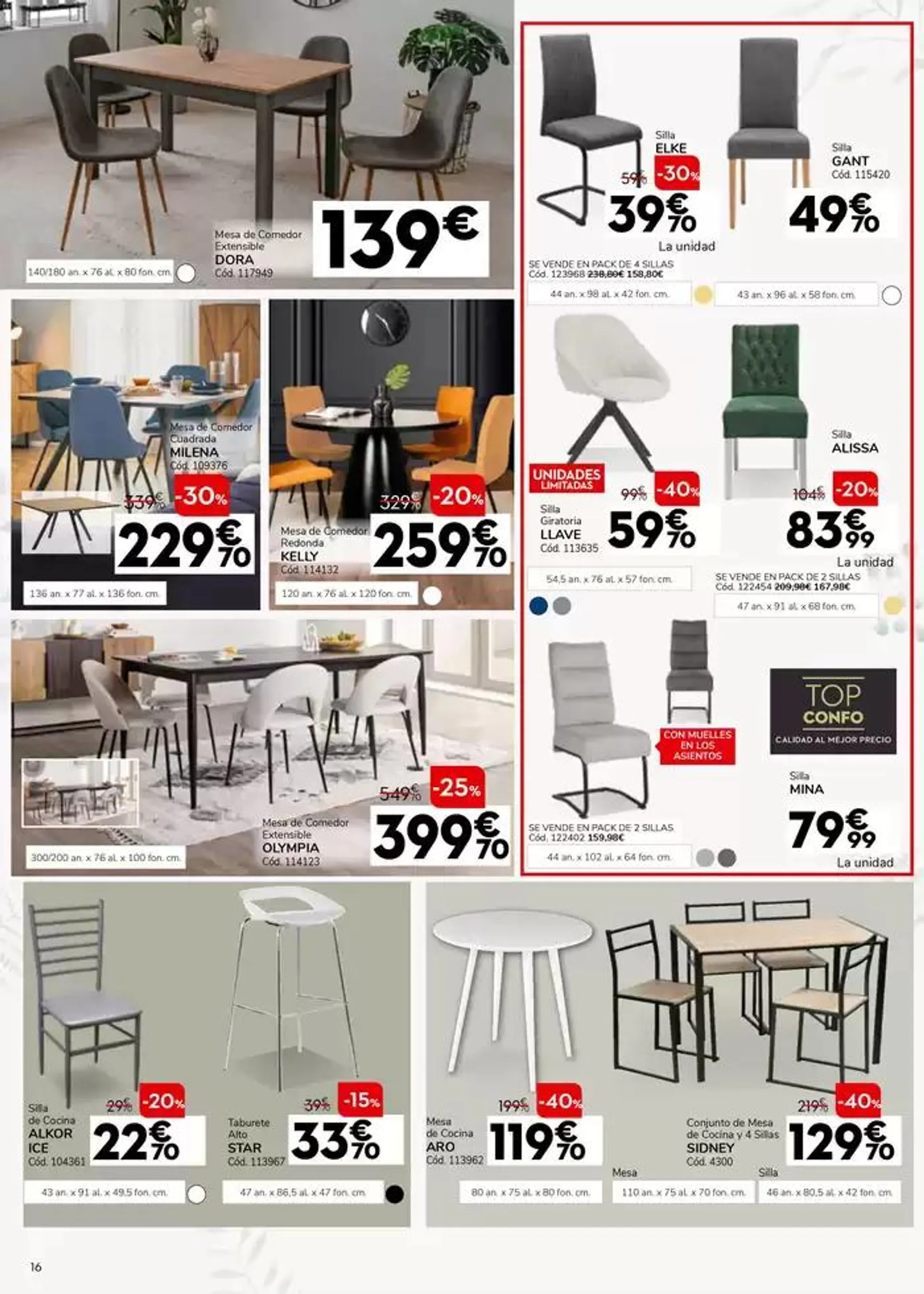 Catálogo de Hasta un 60% de descuento en descanso 2 de mayo al 28 de mayo 2025 - Página 16