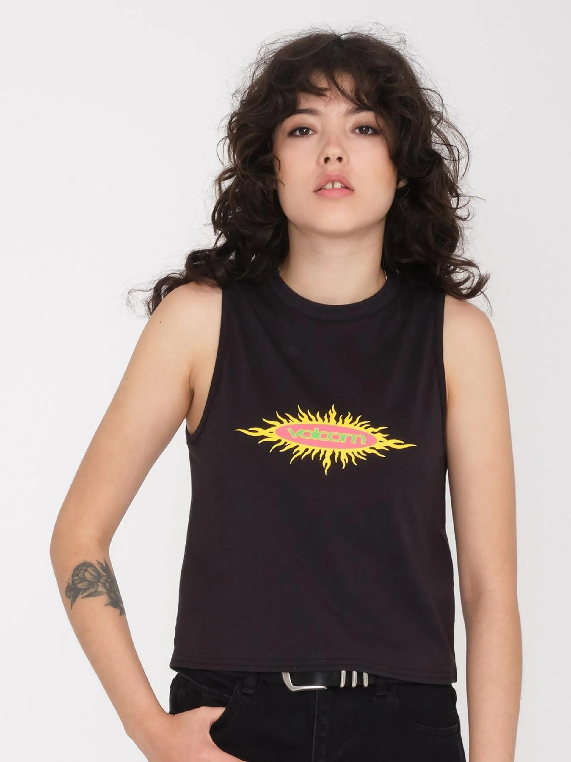 Camiseta sin mangas Nusun - BLACK