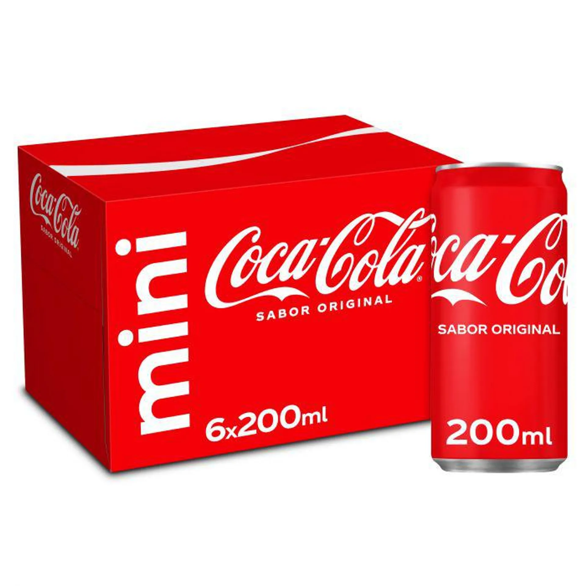 Refresco cola coca cola lata p-6x20