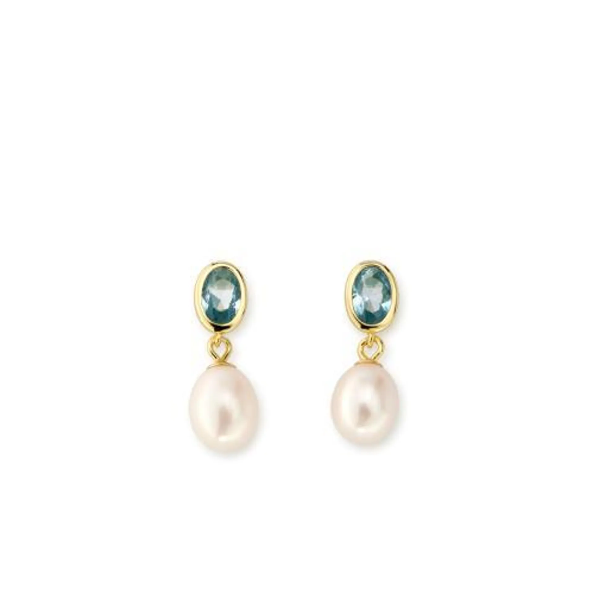 Pendientes Zirconia Pearl - 57504