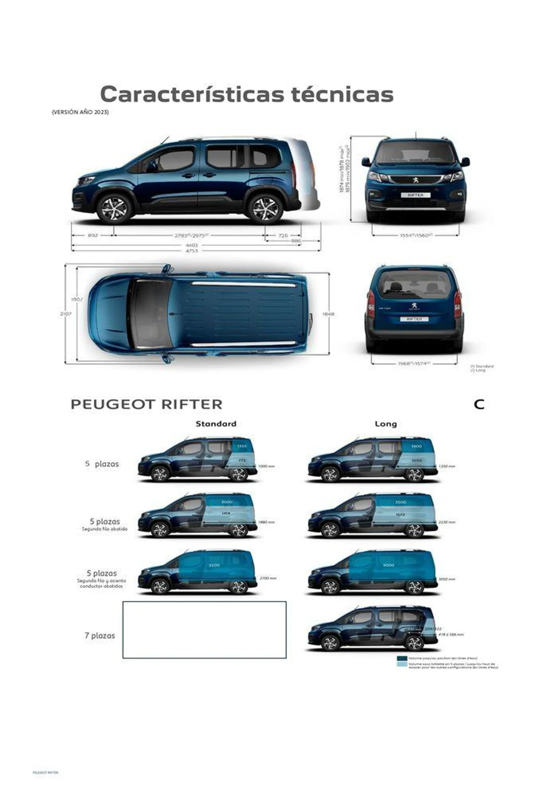 Catálogo de Nuevo Peugeot Rifter Eléctrico • Térmico 5 de agosto al 5 de agosto 2025 - Página 6