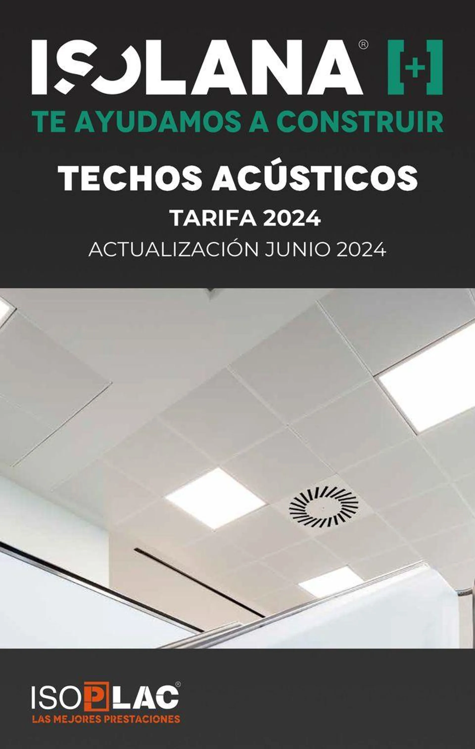 TECHOS ACÚSTICOS – TARIFA ISOLANA 2024 - 1