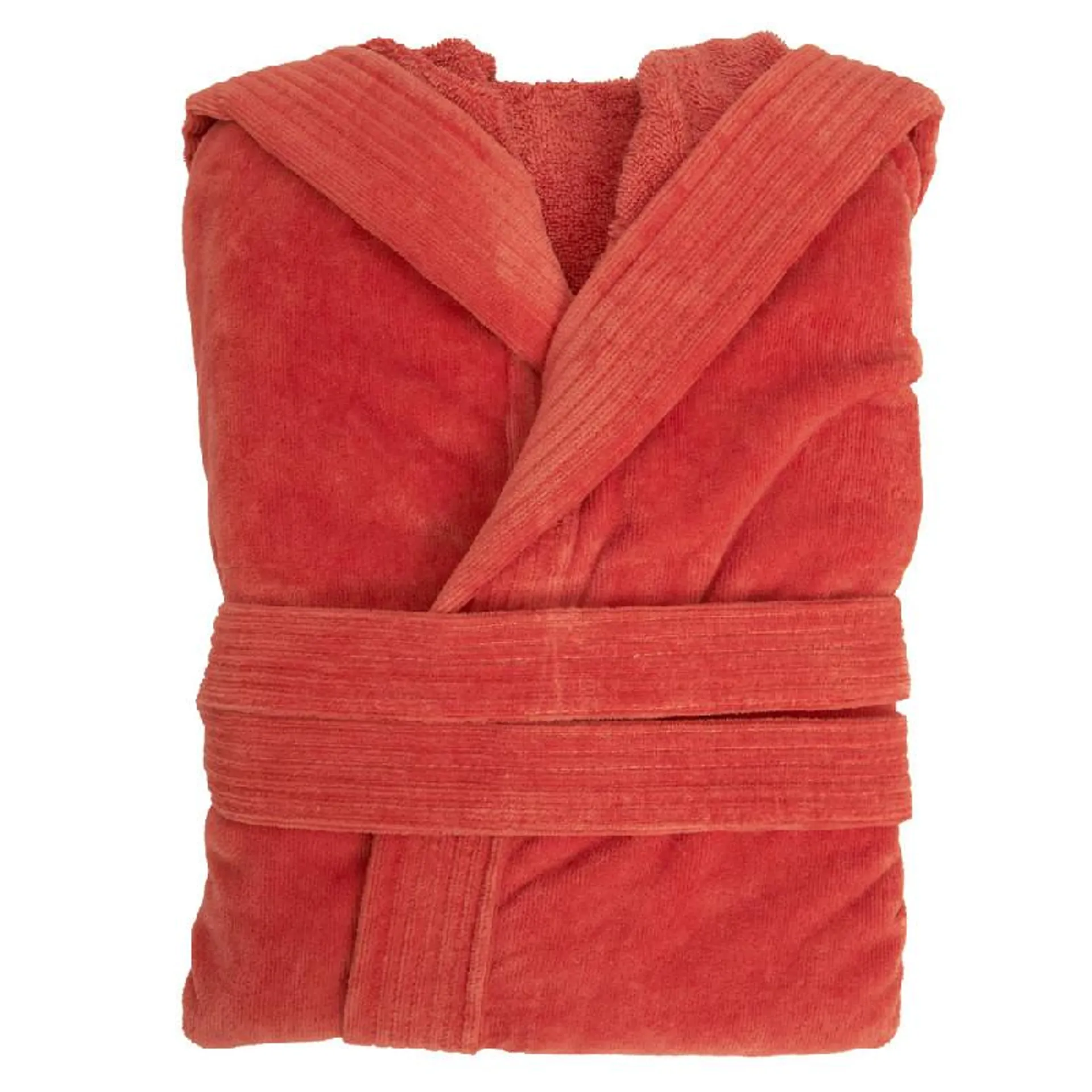 Albornoz Terciopelo Unisex - Basic LM terracota