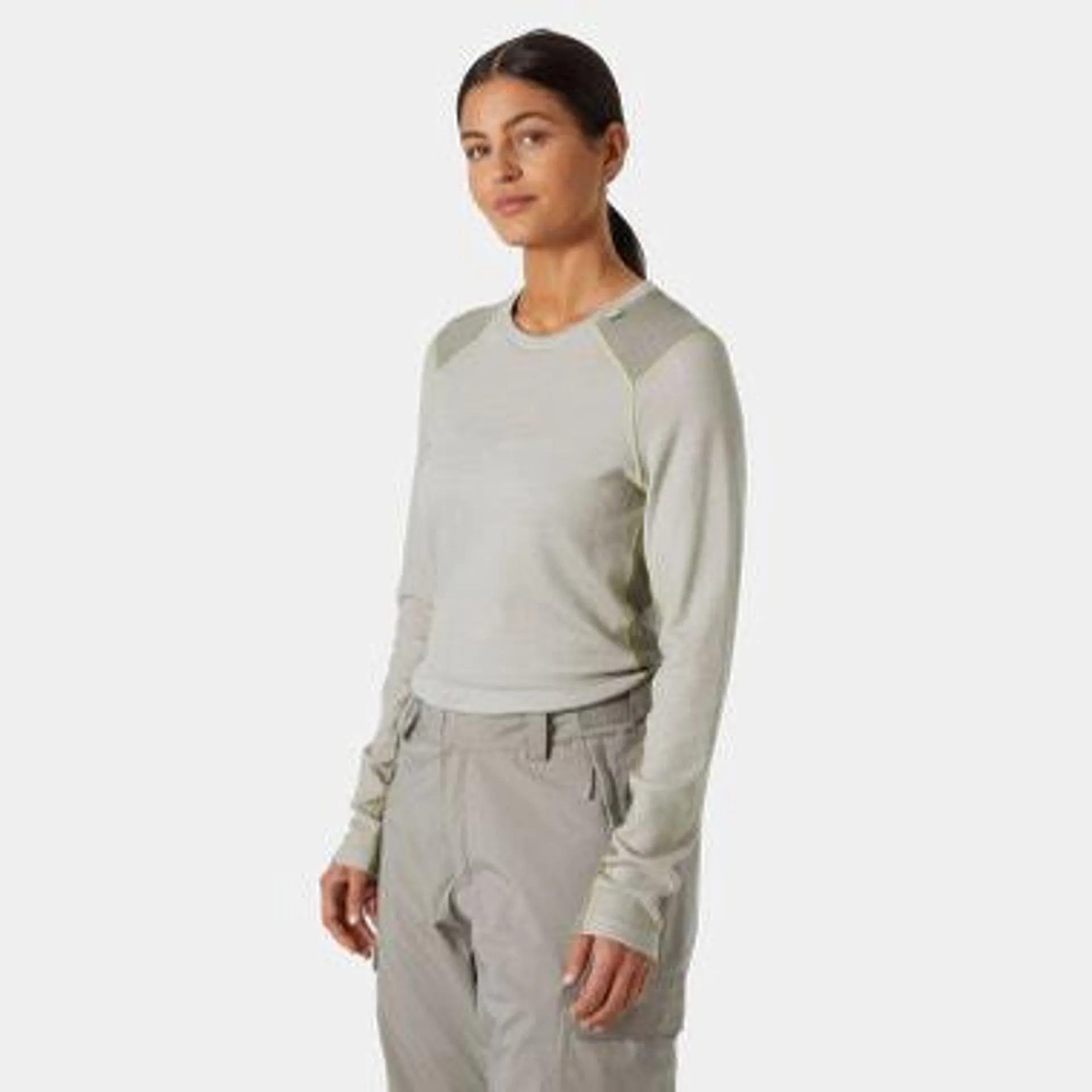 Capa base de peso medio LIFA® Merino Crew para mujer