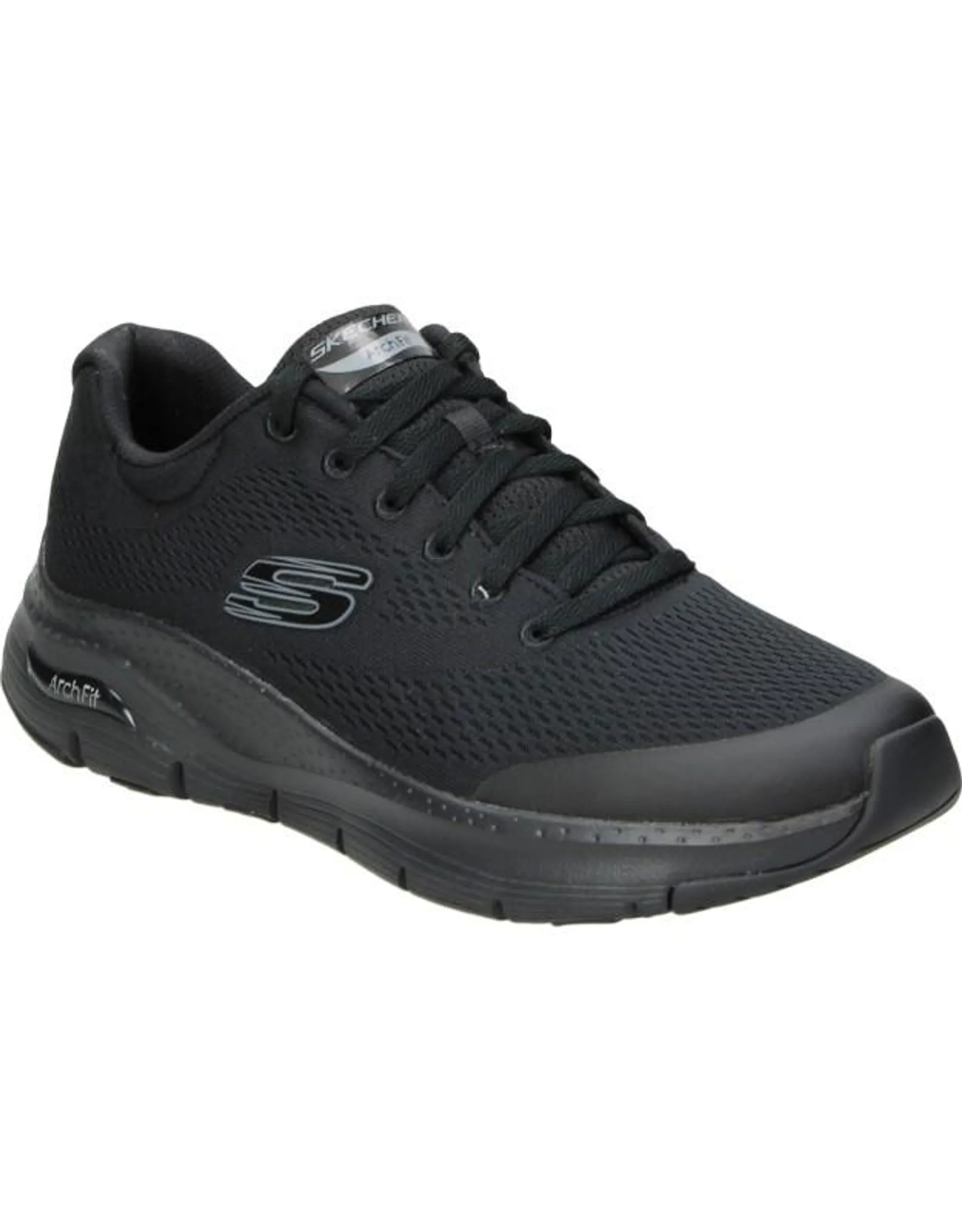 Zapatos de trabajo color negro de arch fit SKECHERS 232040-bbk