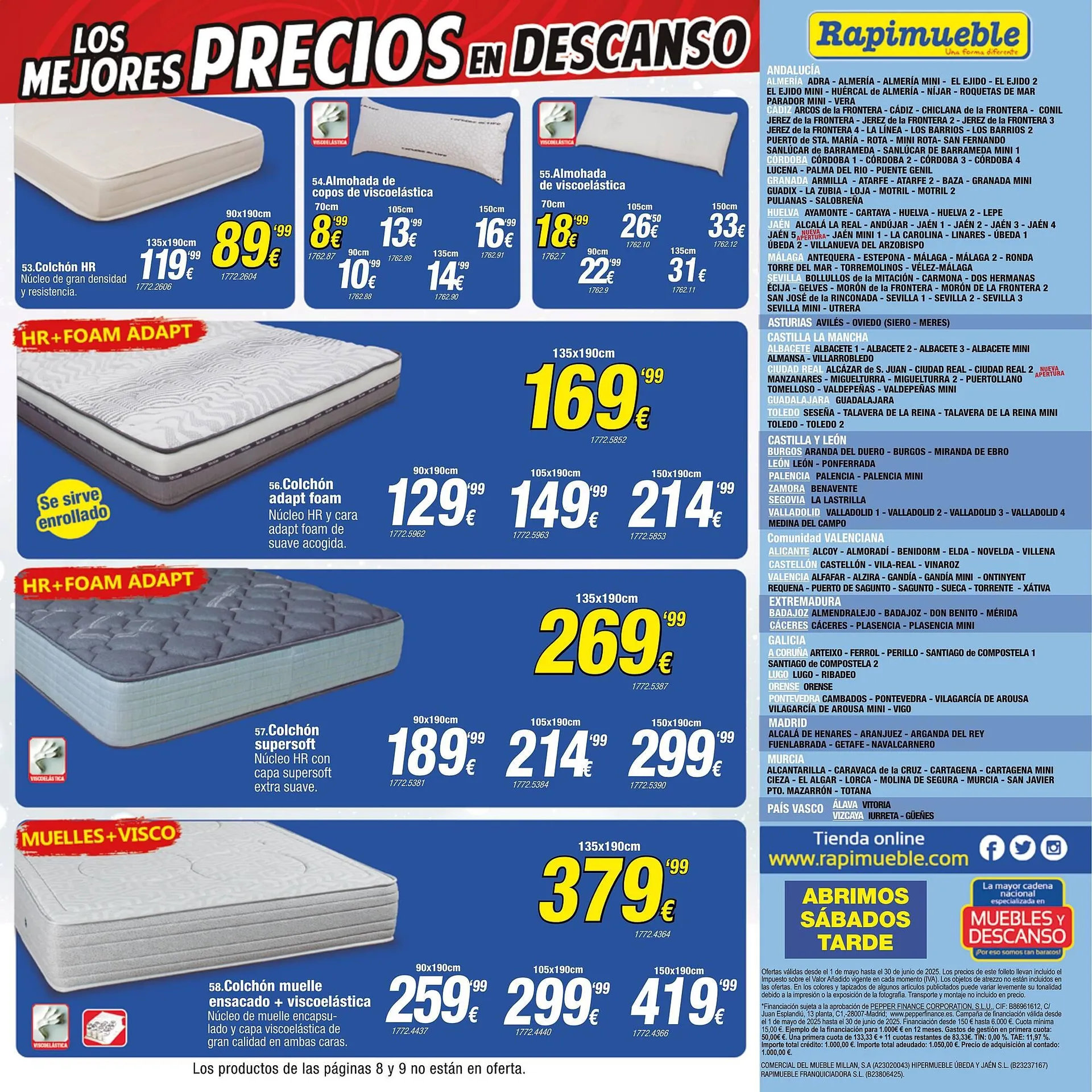 Catálogo de Folleto Rapimueble 1 de mayo al 31 de mayo 2025 - Página 9