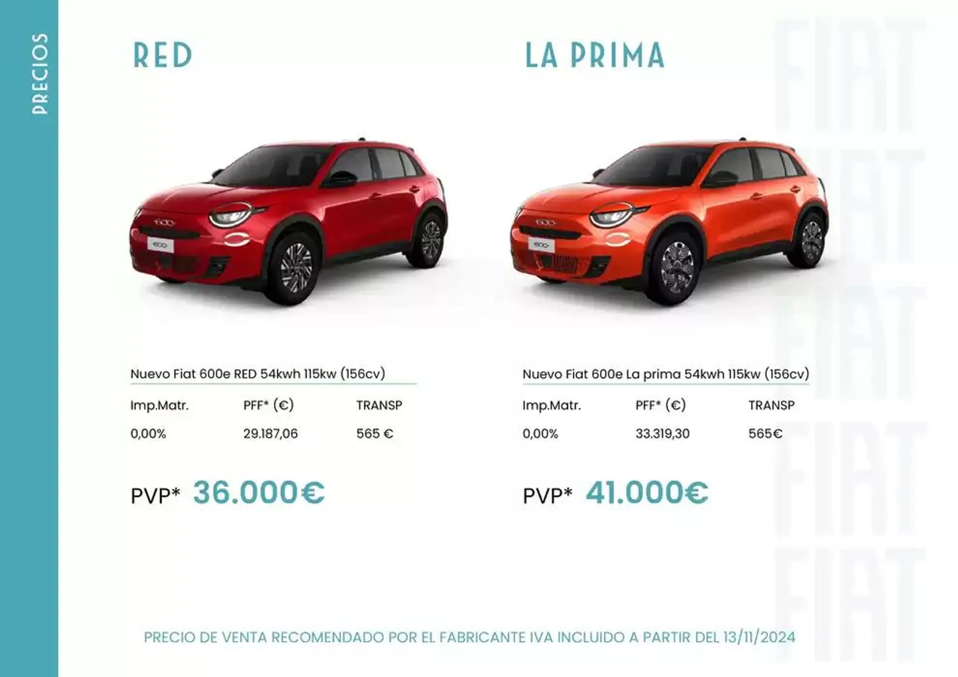 Catálogo de NUEVO fiat 600 ELÉCTRICO 6 de marzo al 31 de agosto 2025 - Página 3