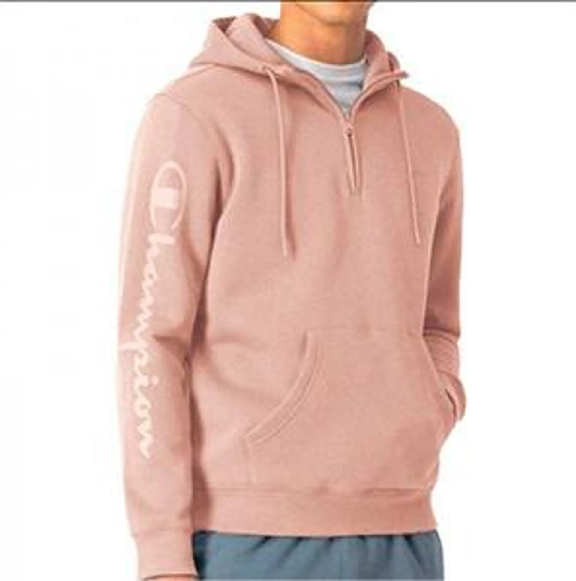 Champion Hooded Half Zip Sweatshirt