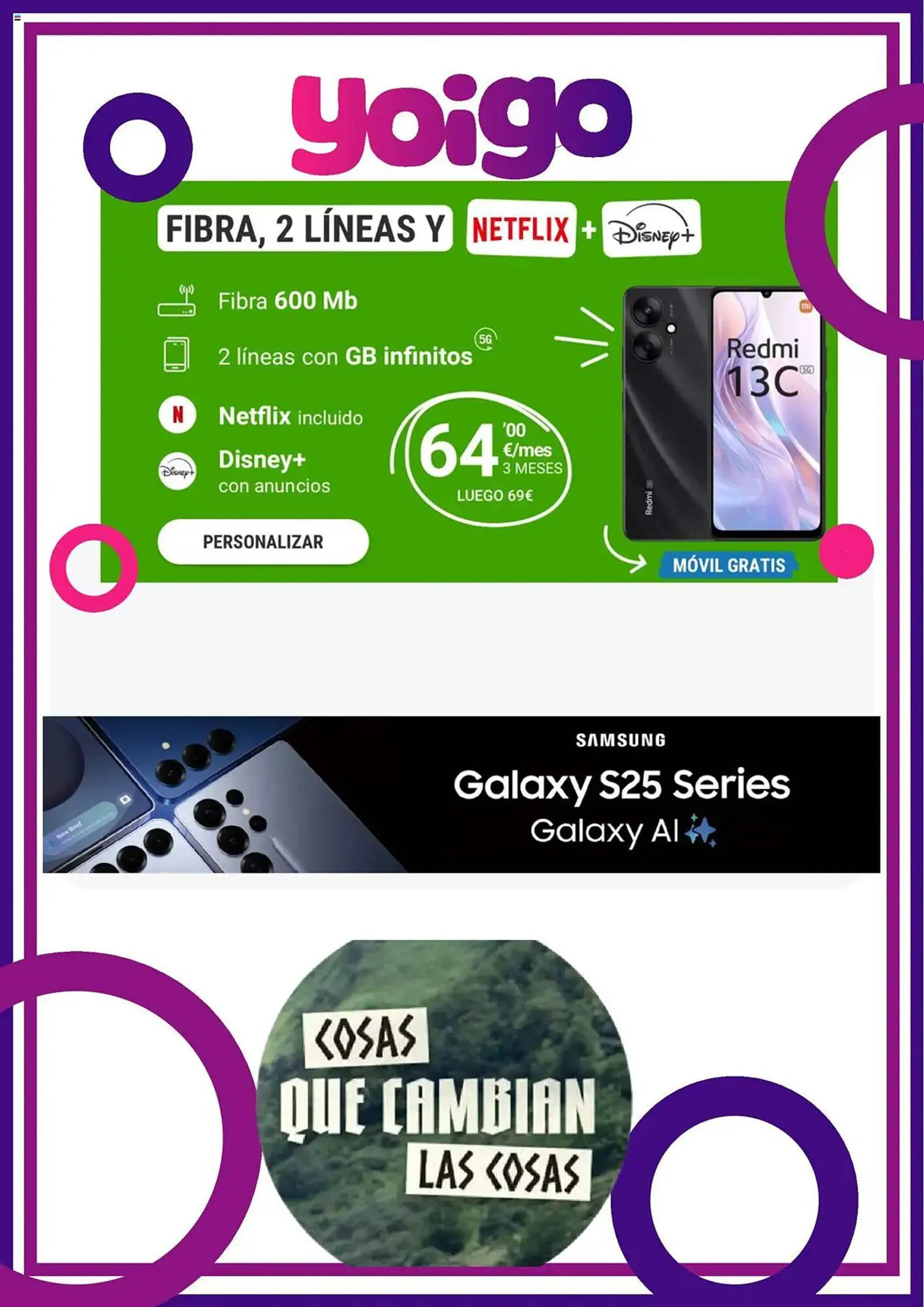 Catálogo de Folleto Yoigo 14 de julio al 14 de agosto 2025 - Página 1